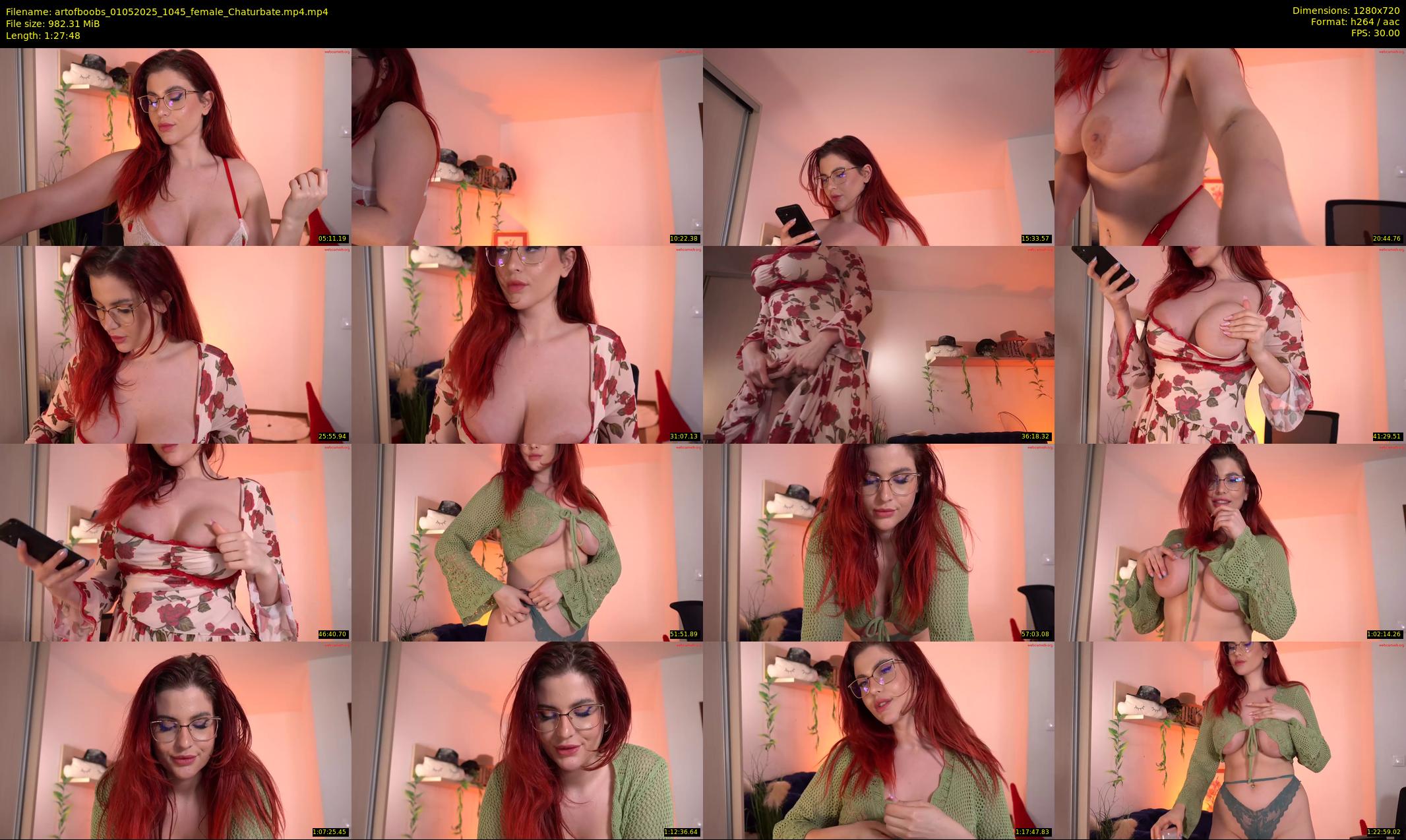 artofboobs — 88 minute Chaturbate female cam show recording, 720p, May 1, 2025