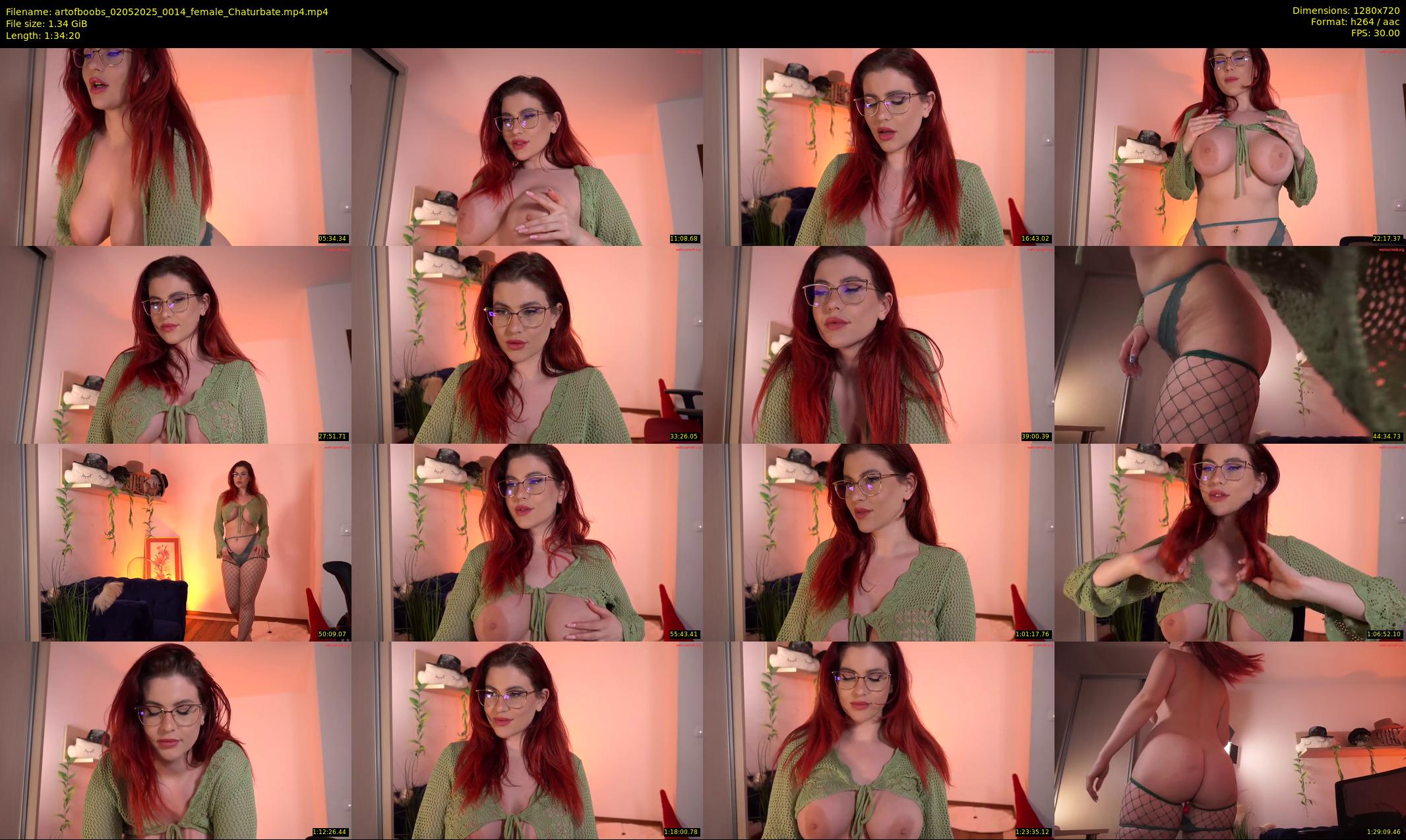 artofboobs — 95 minute Chaturbate female cam show recording, 720p, May 2, 2025