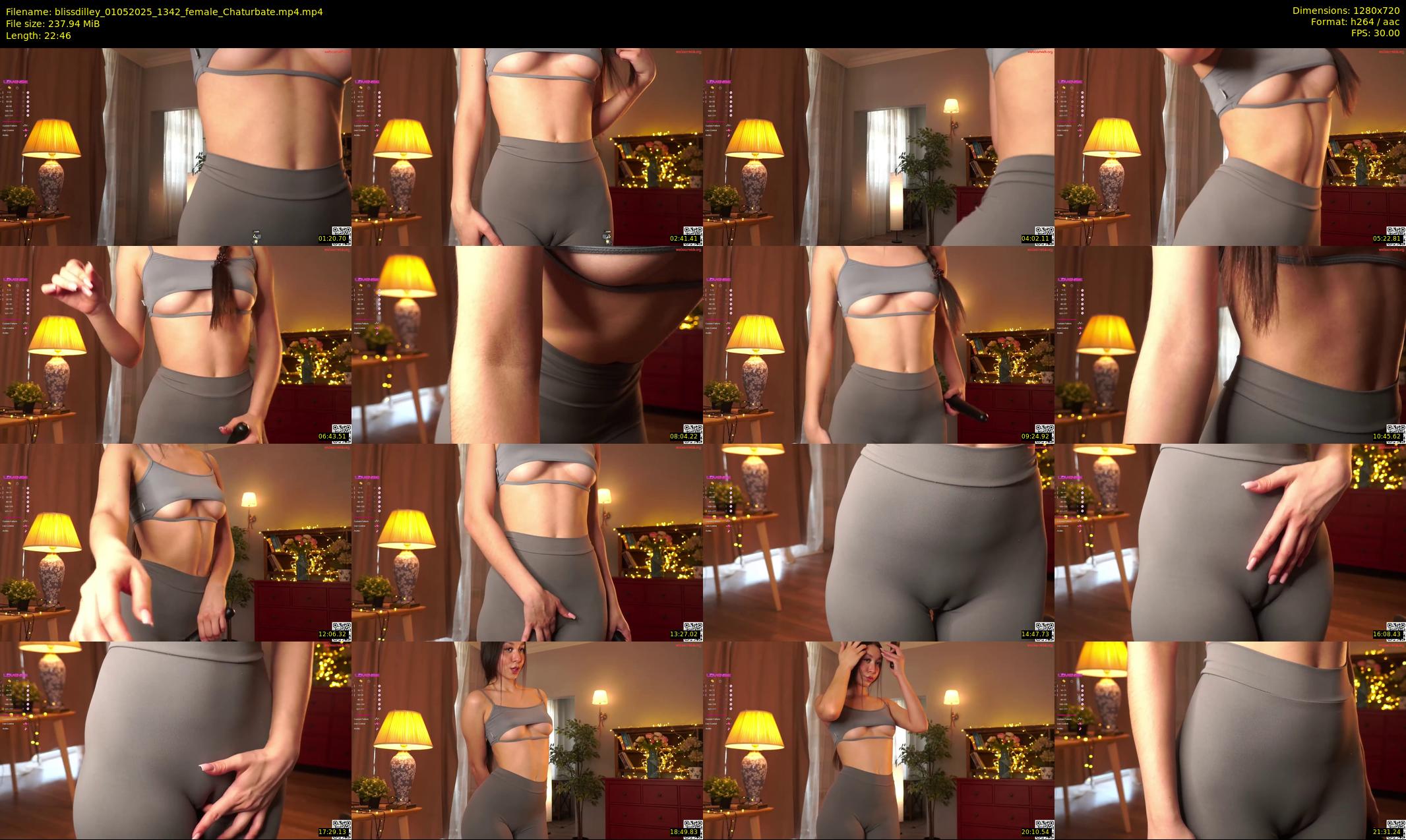 blissdilley — 23 minute Chaturbate female cam show recording, 720p, May 1, 2025