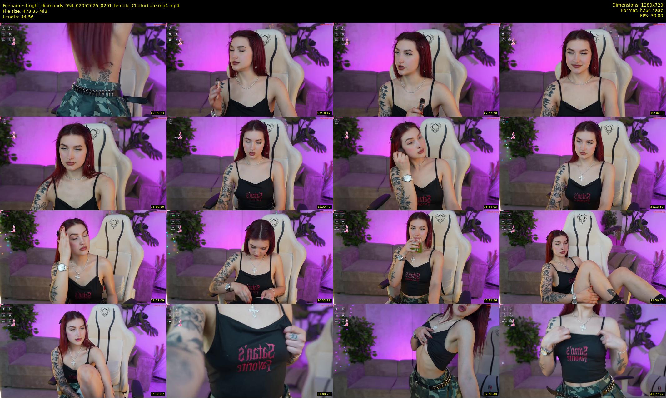 bright_diamonds_054 — 45 minute Chaturbate couple cam show recording, 720p, May 2, 2025