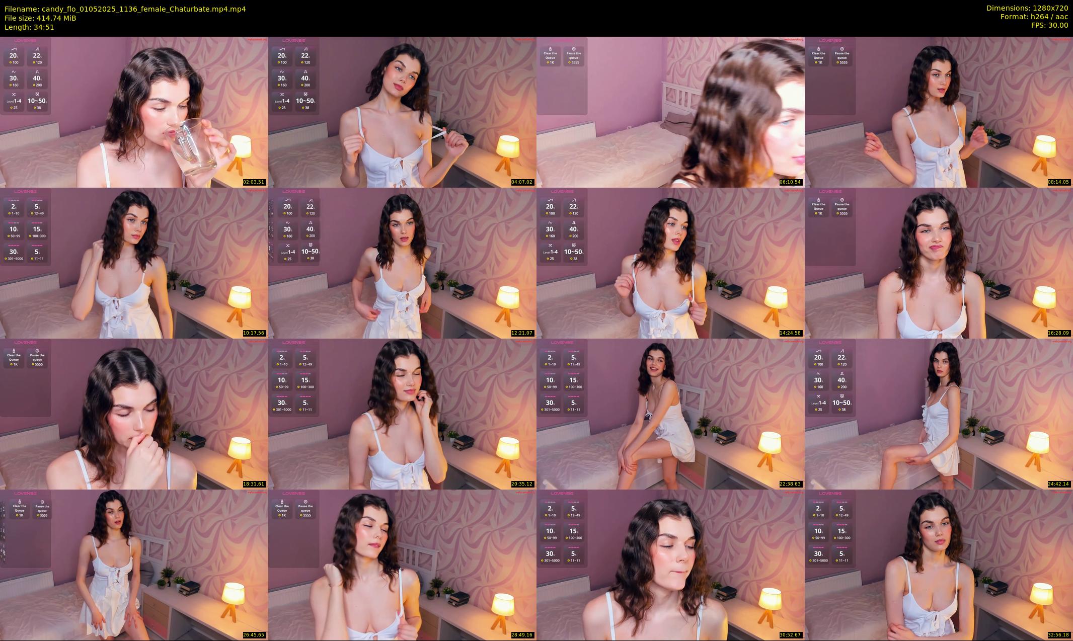 candy_flo — 35 minute Chaturbate female cam show recording, 720p, May 1, 2025