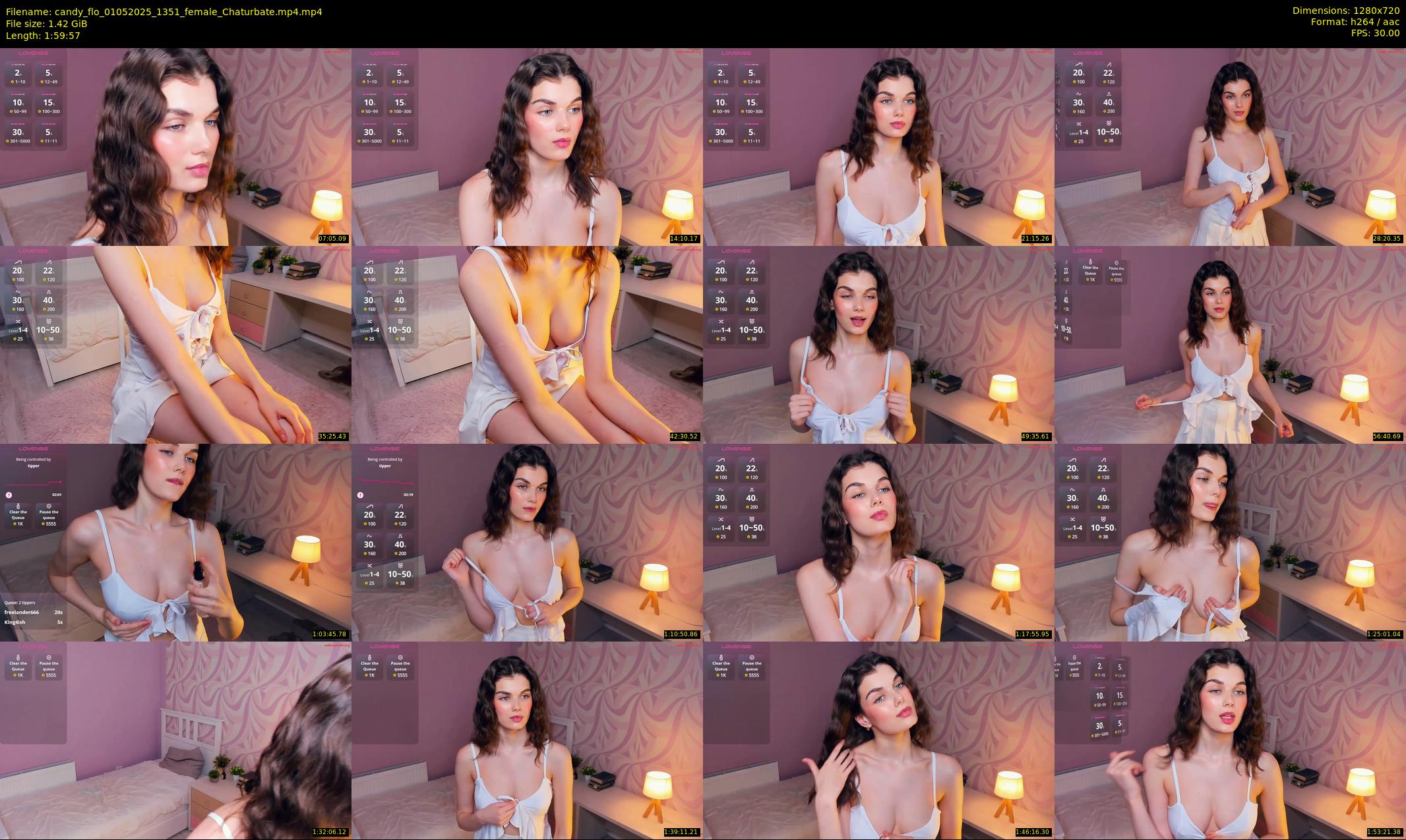 candy_flo — 120 minute Chaturbate female cam show recording, 720p, May 1, 2025