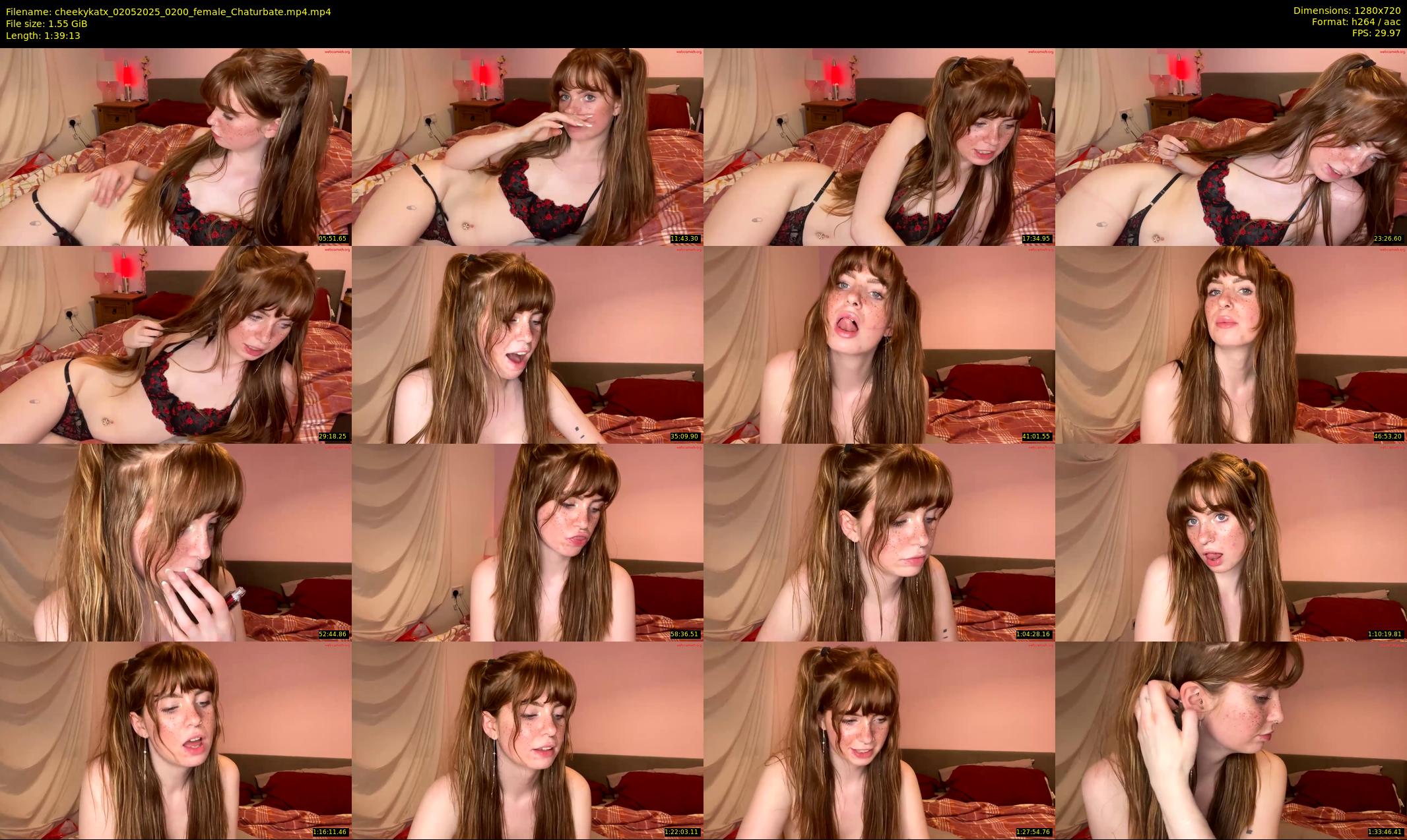 cheekykatx — 100 minute Chaturbate female cam show recording, 720p, May 2, 2025