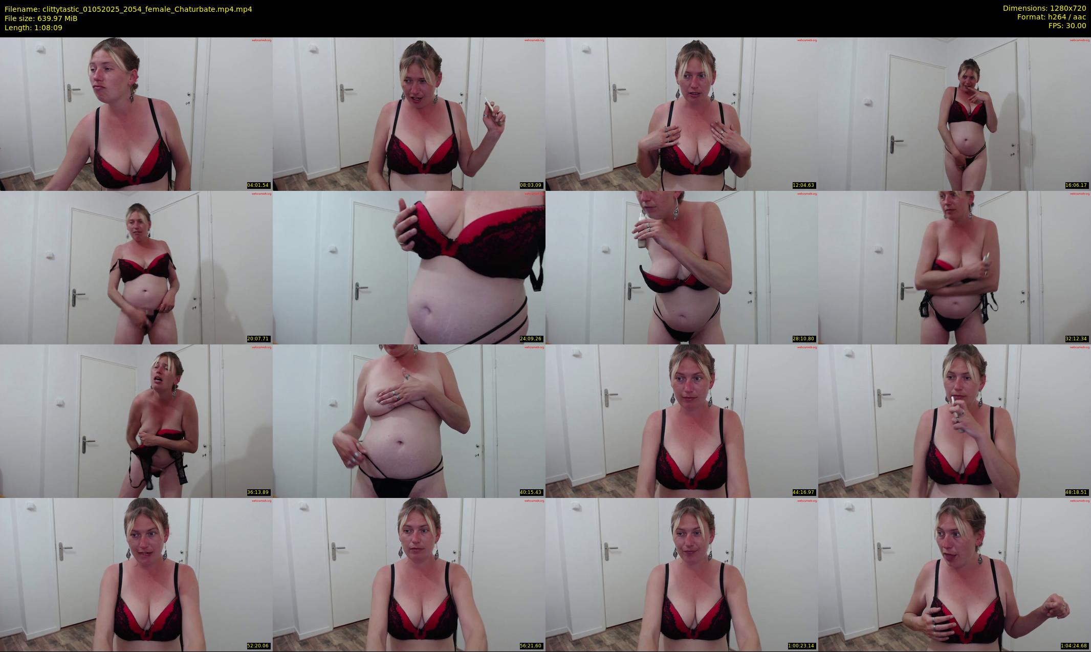 clittytastic — 69 minute Chaturbate female cam show recording, 720p, May 1, 2025