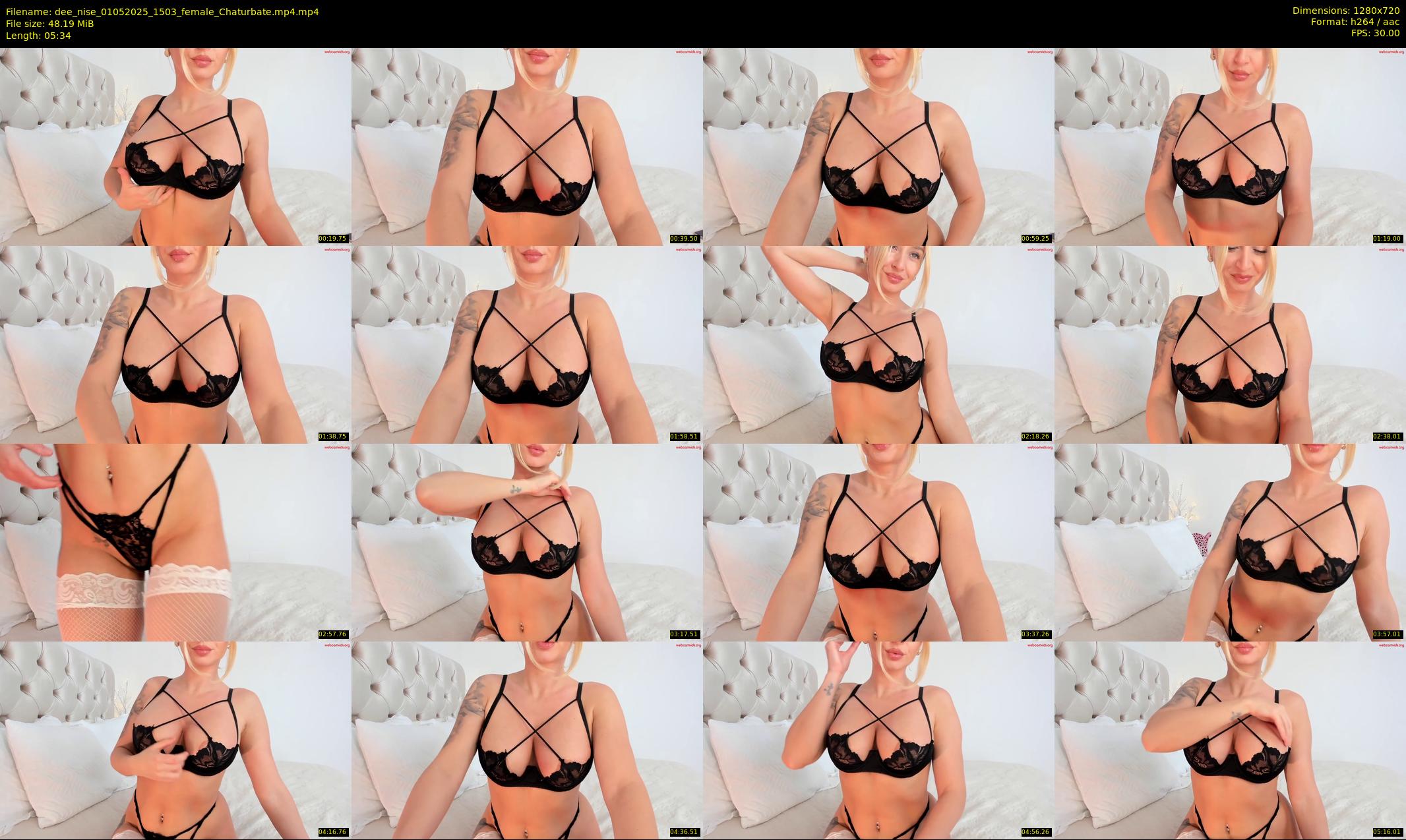 dee_nise — 6 minute Chaturbate female cam show recording, 720p, May 1, 2025