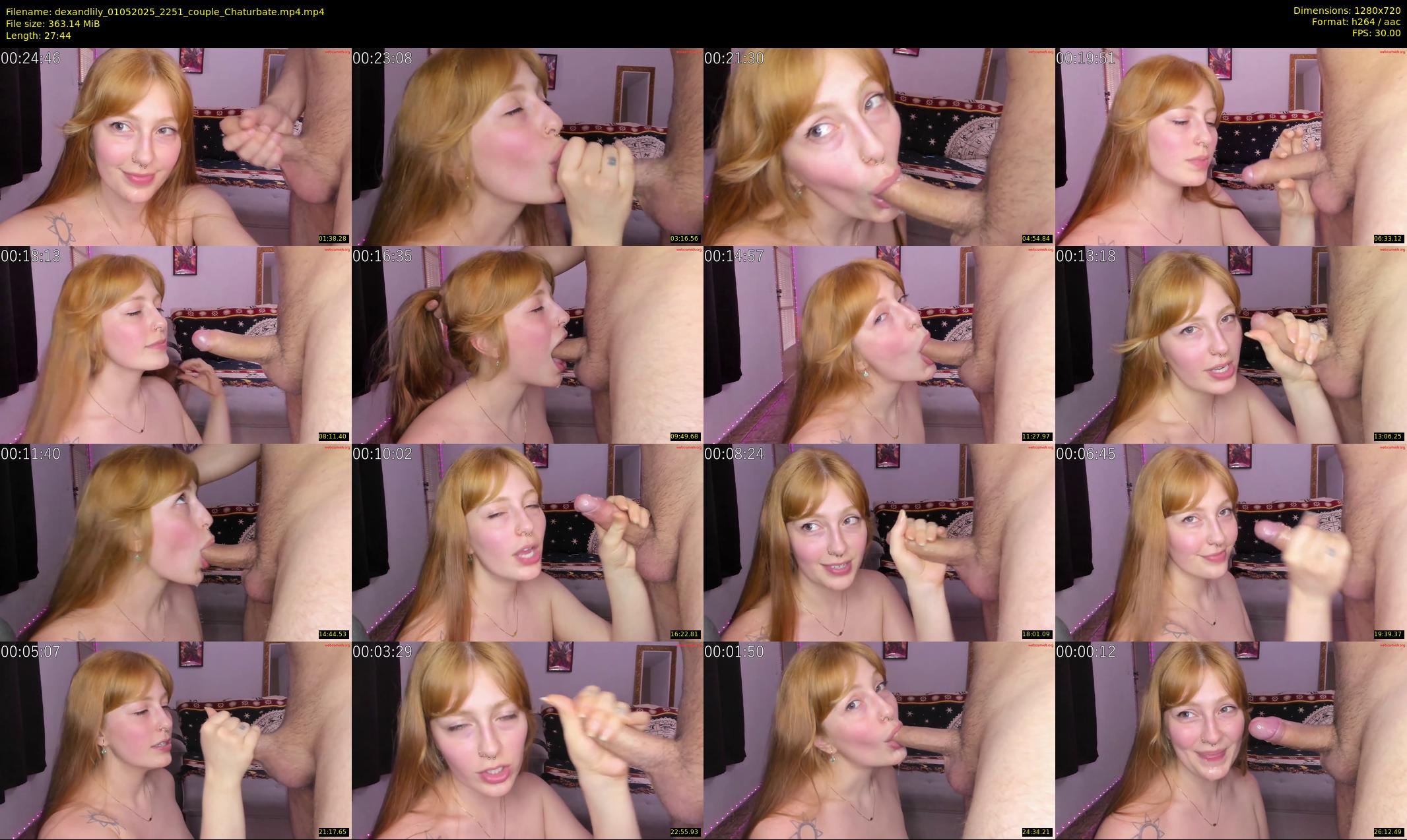 dexandlily — 28 minute Chaturbate couple cam show recording, 720p, May 1, 2025