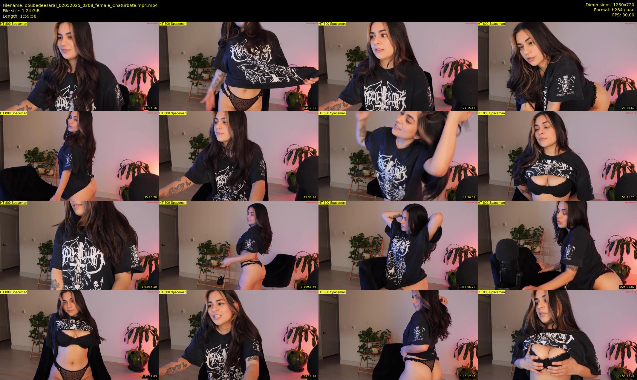 doubedeesarai — 120 minute Chaturbate female cam show recording, 720p, May 2, 2025