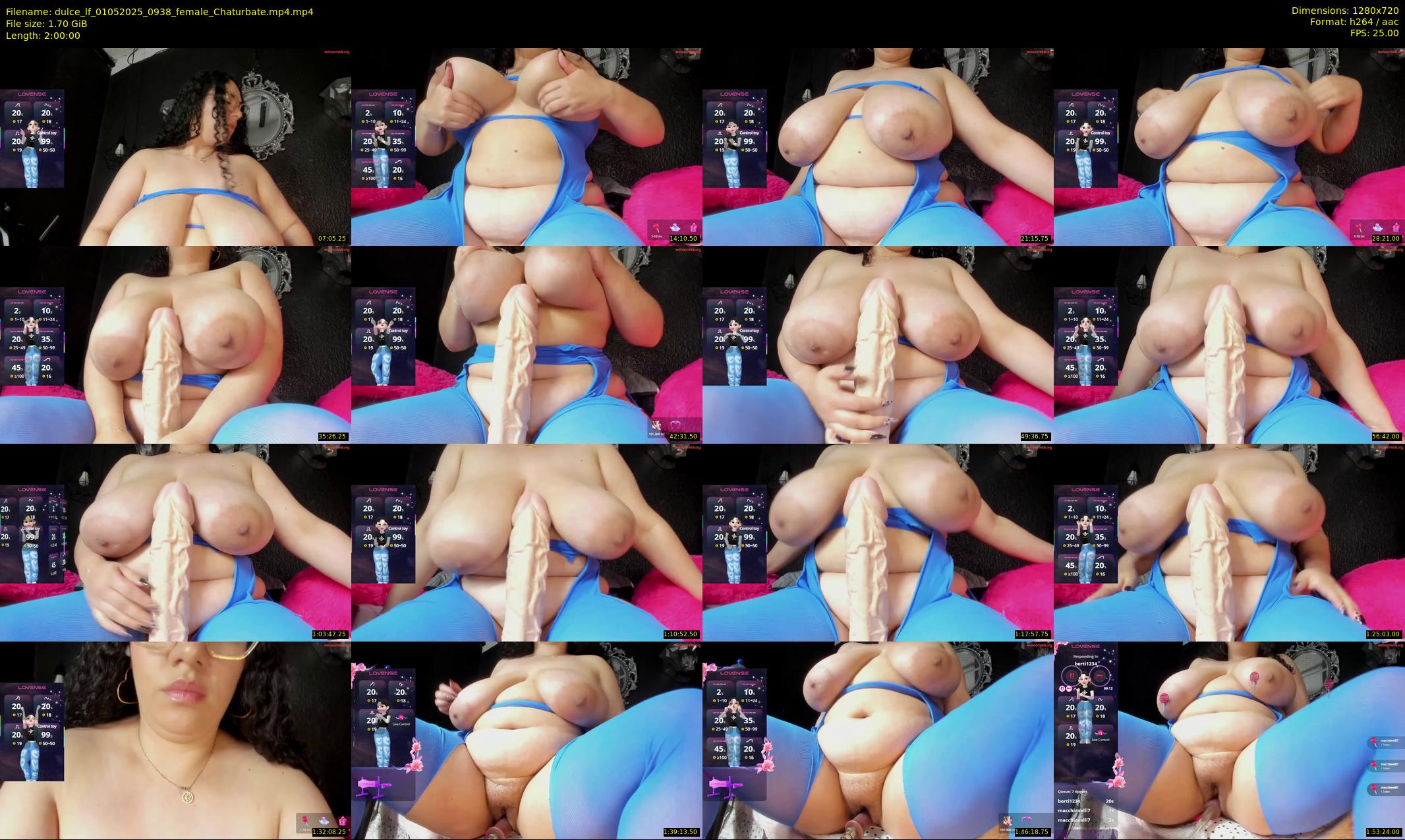 dulce_lf — 120 minute Chaturbate female cam show recording, 720p, May 1, 2025