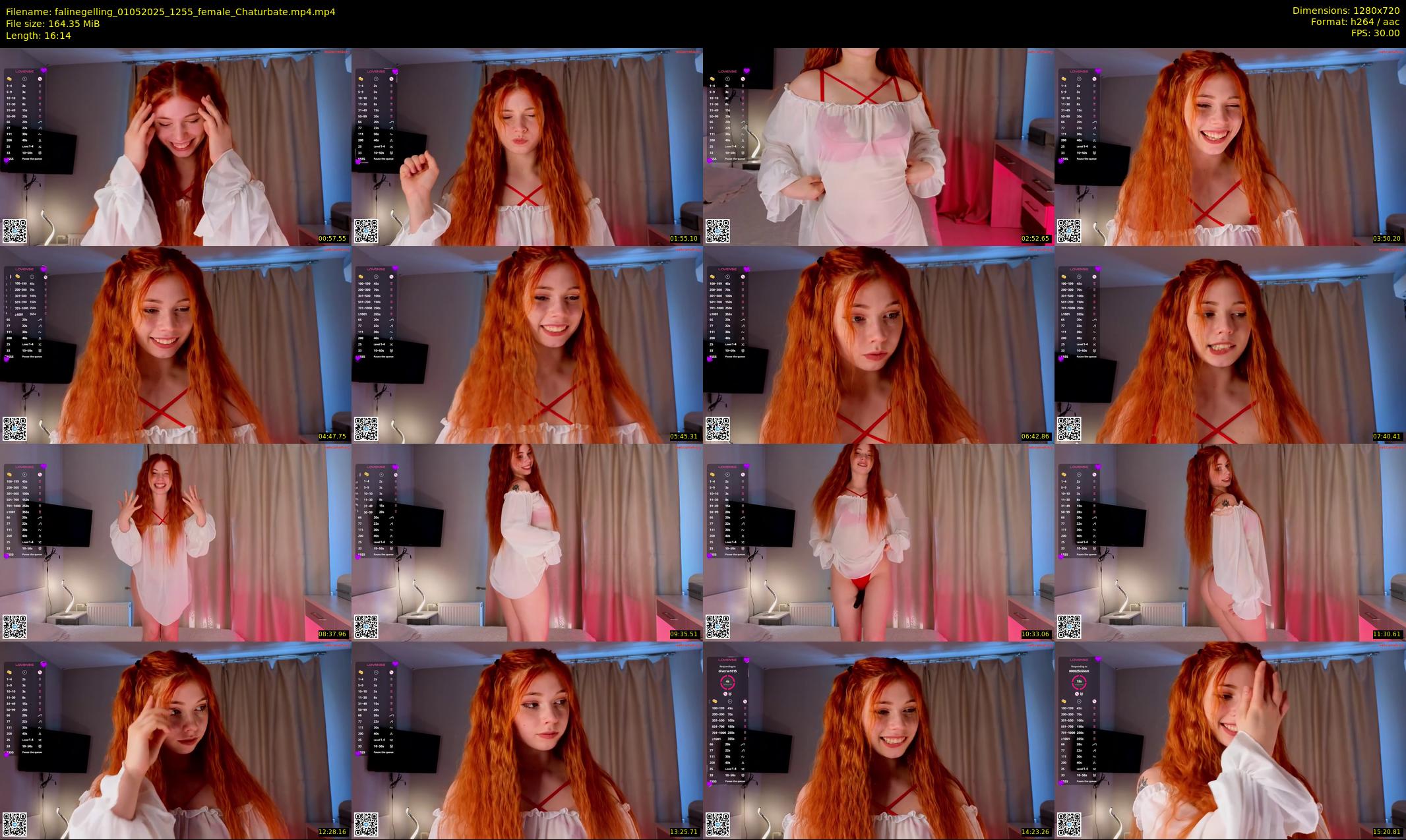falinegelling — 17 minute Chaturbate female cam show recording, 720p, May 1, 2025