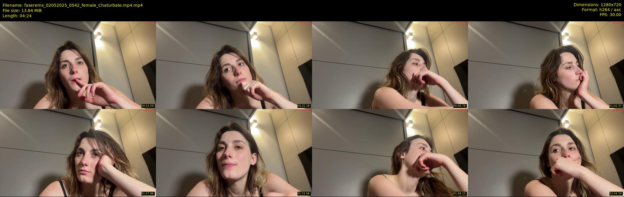faseremx — 5 minute Chaturbate female cam show recording, 720p, May 2, 2025