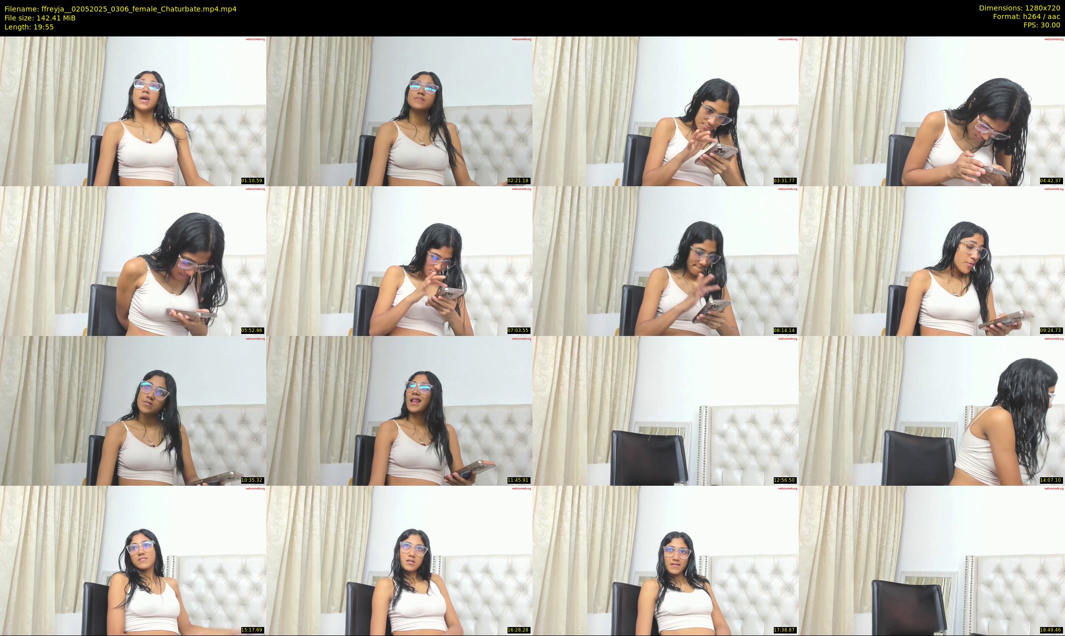 ffreyja_ — 20 minute Chaturbate female cam show recording, 720p, May 2, 2025