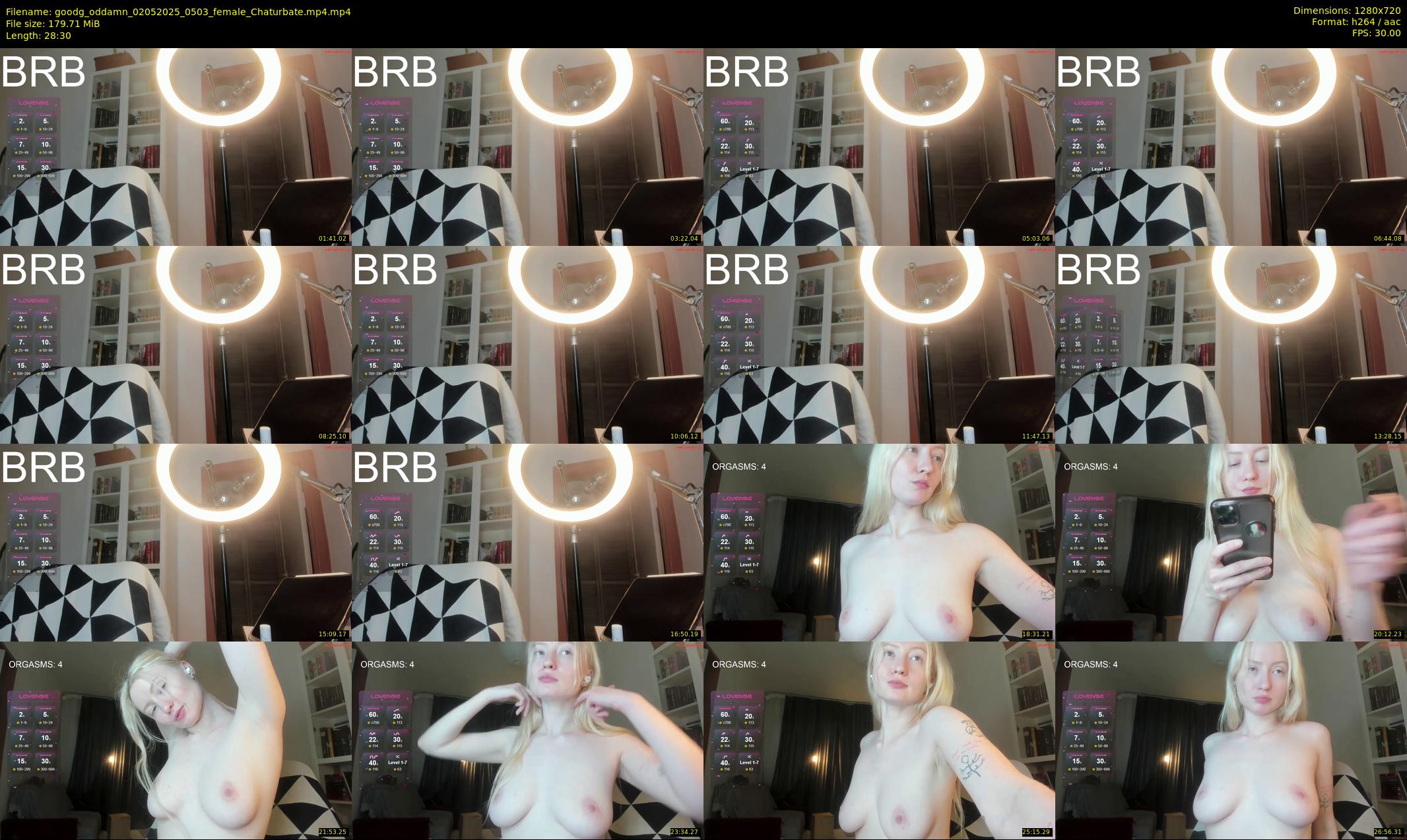 goodg_oddamn — 29 minute Chaturbate female cam show recording, 720p, May 2, 2025
