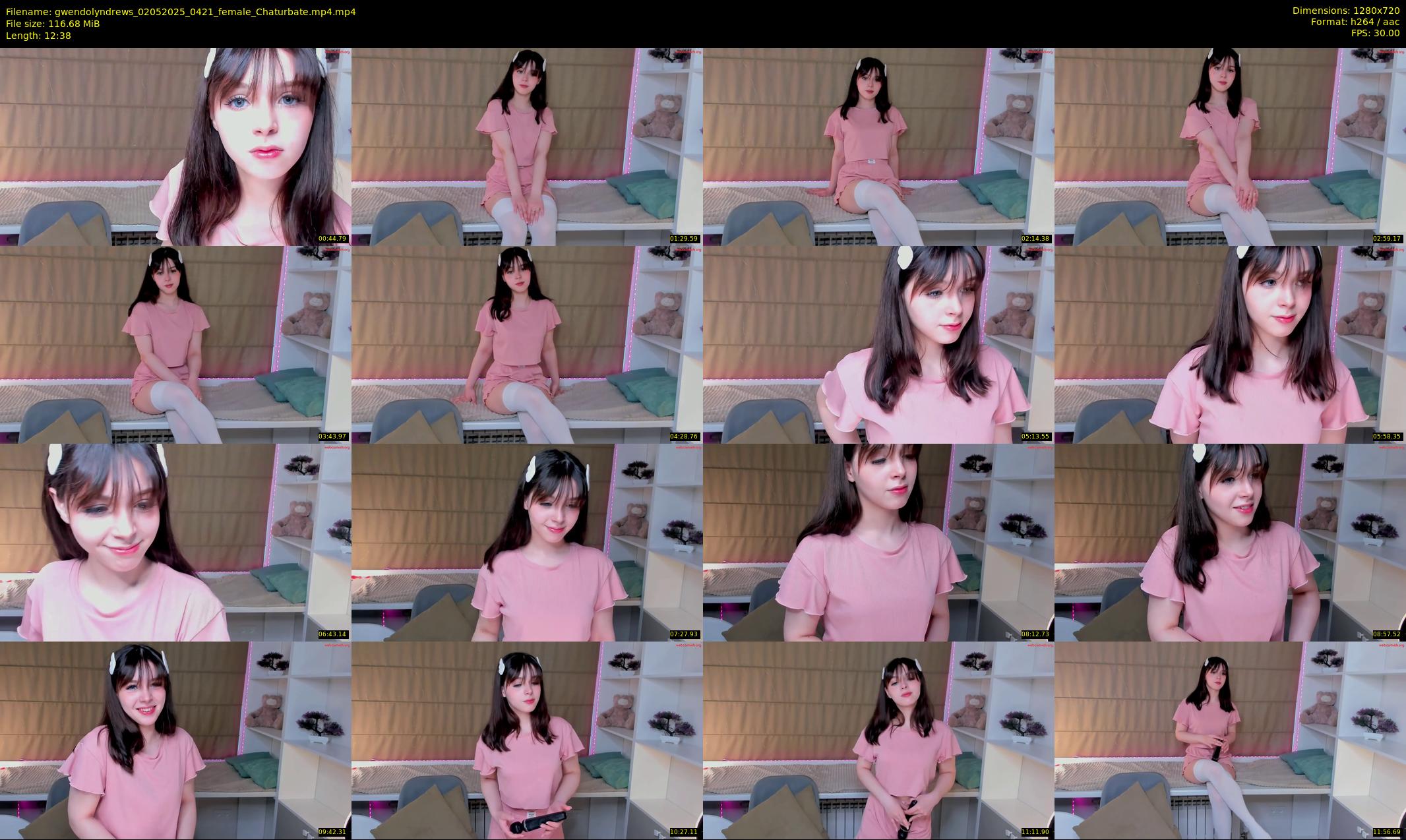 gwendolyndrews — 13 minute Chaturbate female cam show recording, 720p, May 2, 2025