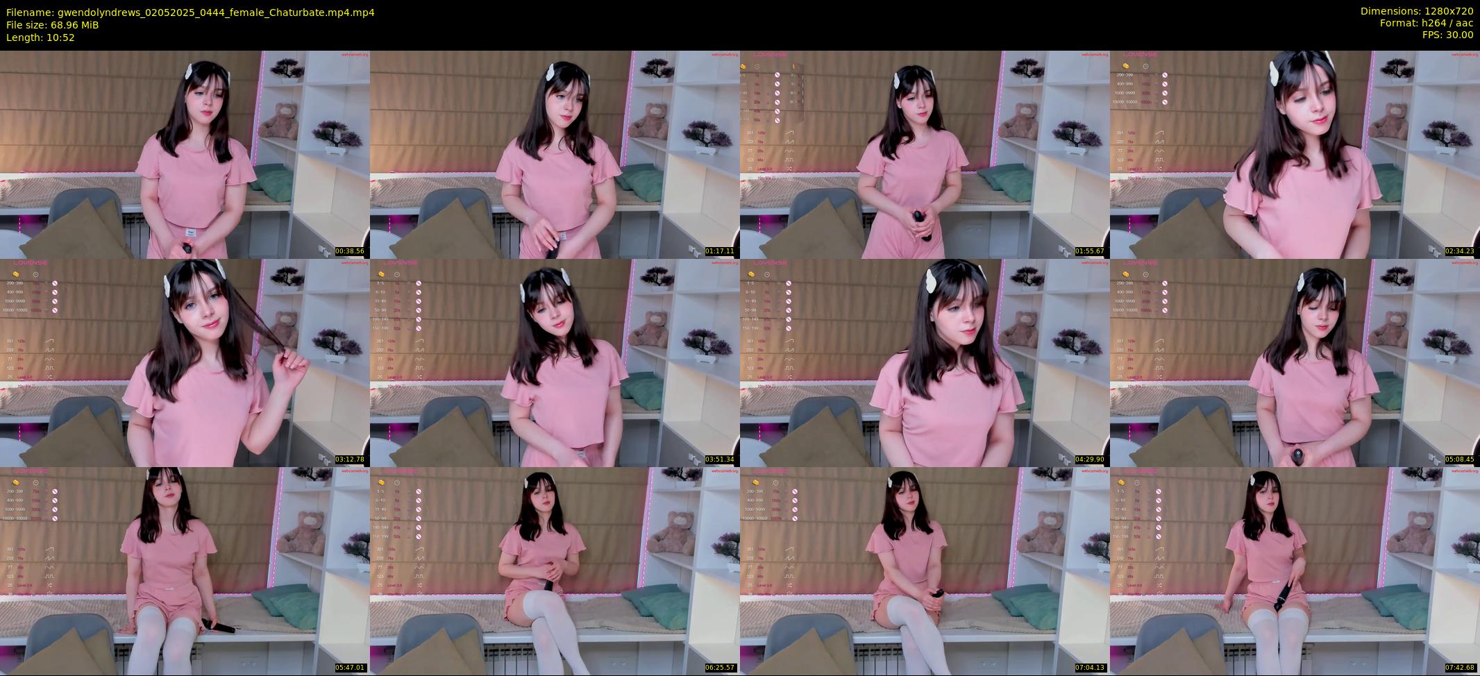 gwendolyndrews — 11 minute Chaturbate female cam show recording, 720p, May 2, 2025
