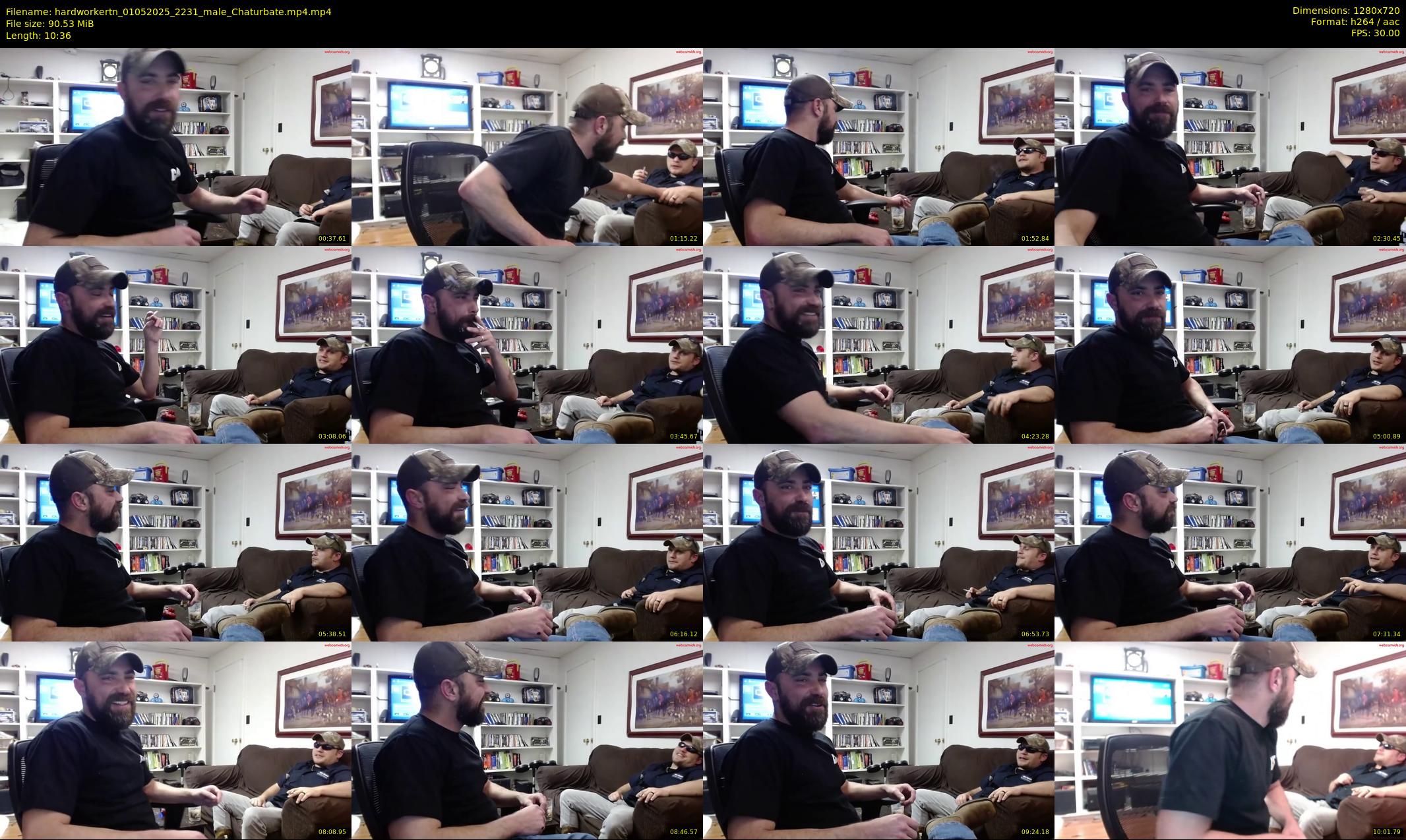 hardworkertn — 11 minute Chaturbate male cam show recording, 720p, May 1, 2025