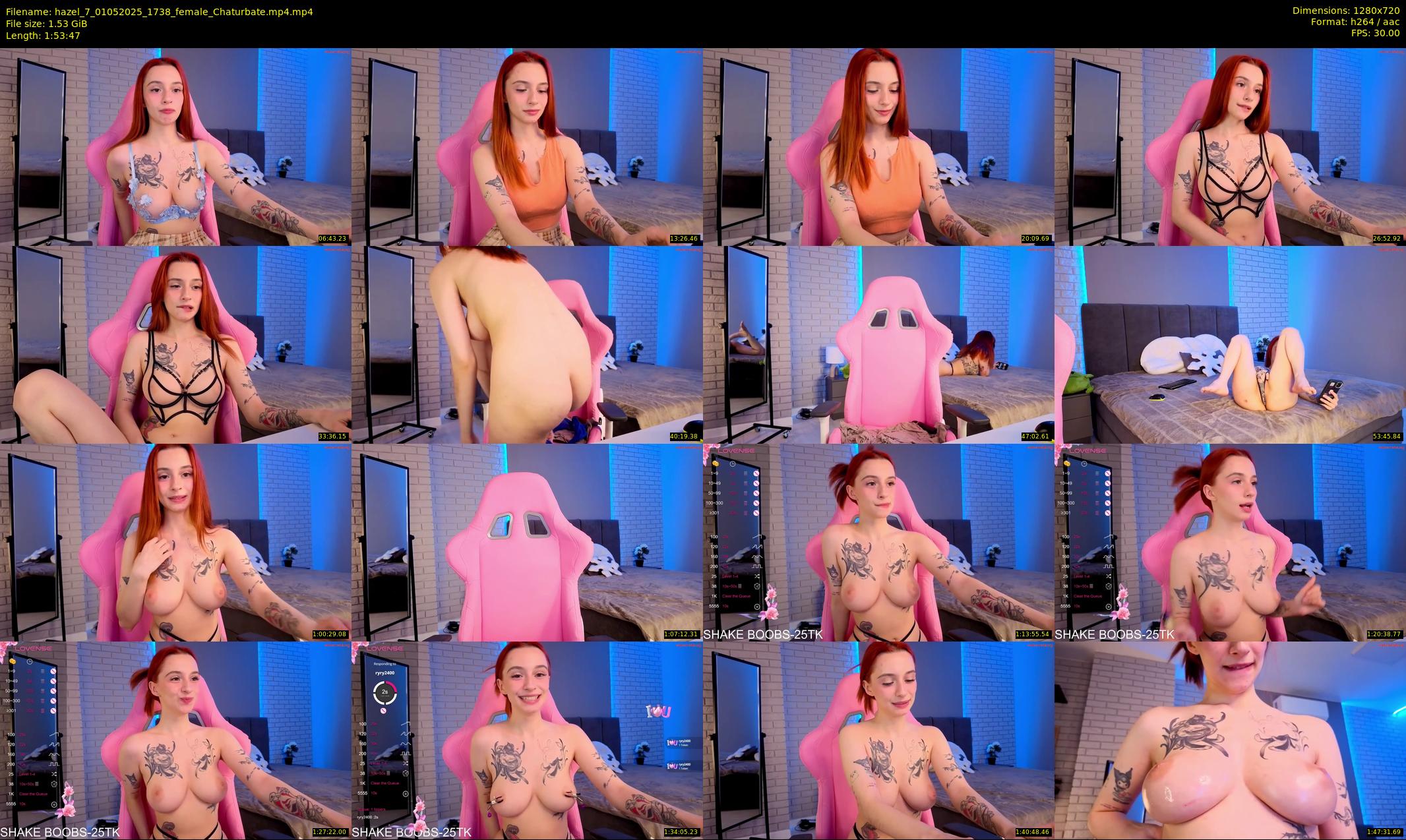 hazel_7 — 114 minute Chaturbate female cam show recording, 720p, May 1, 2025