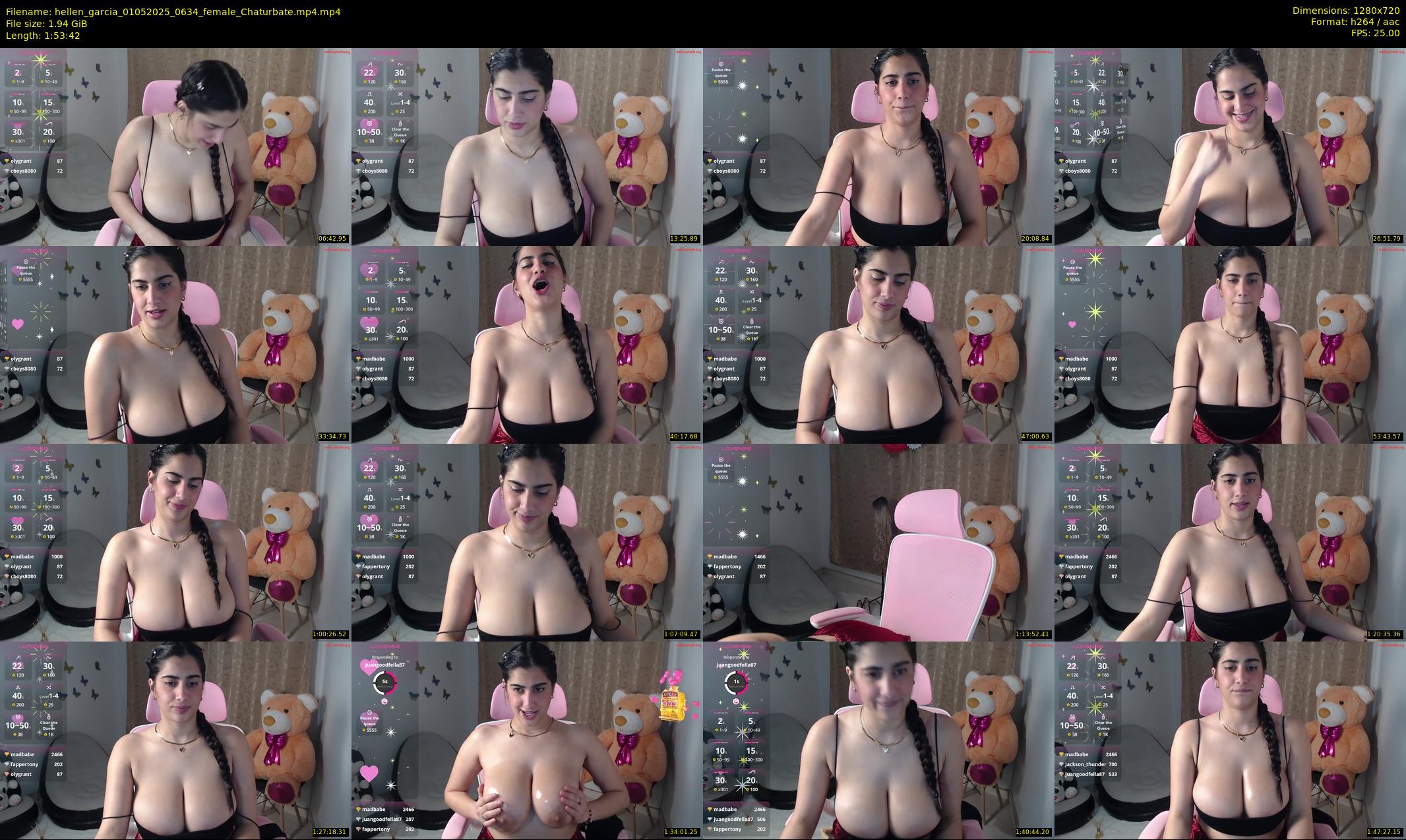 hellen_garcia — 114 minute Chaturbate female cam show recording, 720p, May 1, 2025