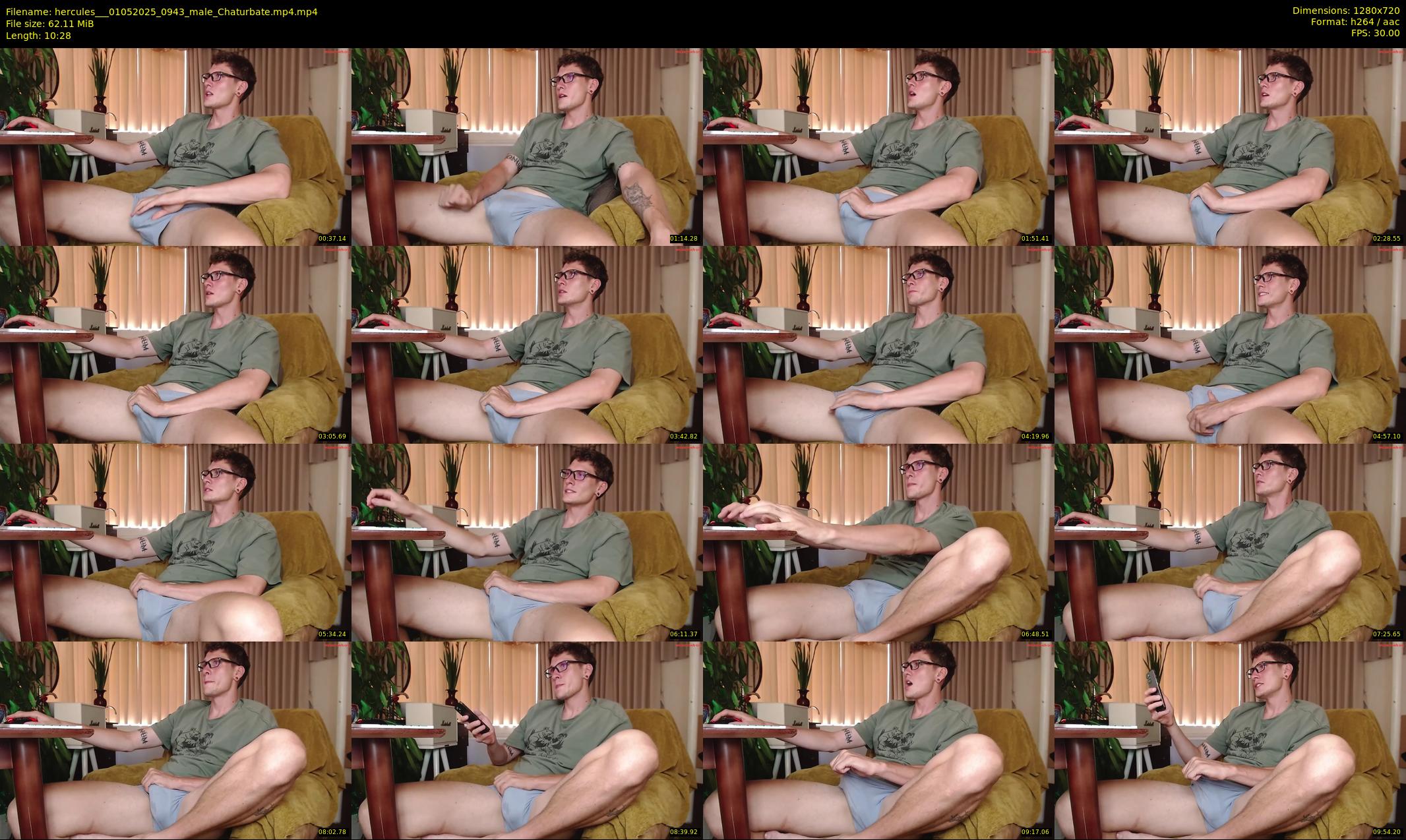 hercules__ — 11 minute Chaturbate male cam show recording, 720p, May 1, 2025