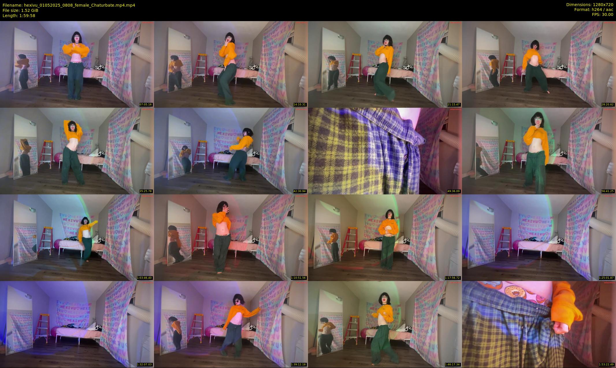 hexivu — 120 minute Chaturbate female cam show recording, 720p, May 1, 2025