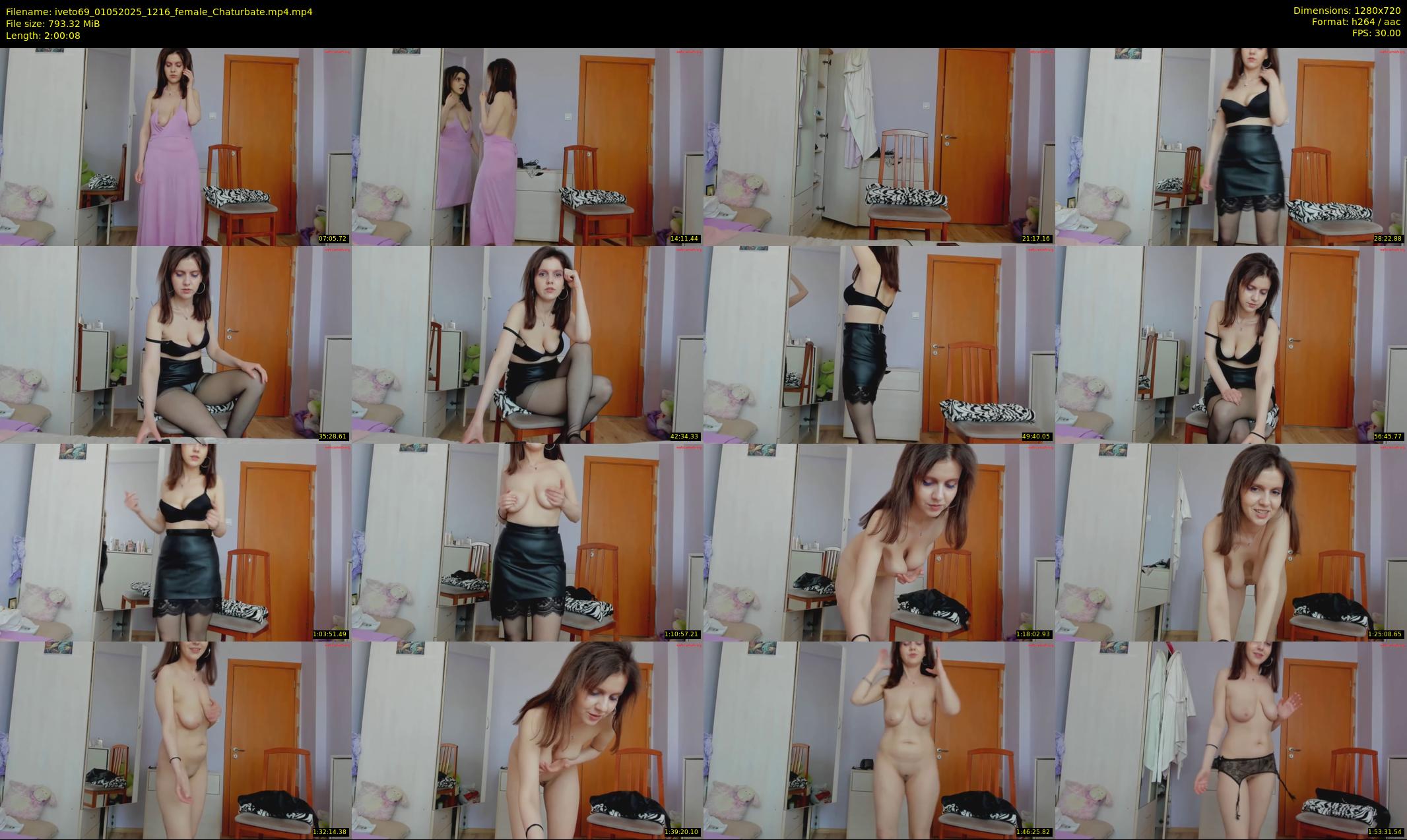 iveto69 — 121 minute Chaturbate female cam show recording, 720p, May 1, 2025
