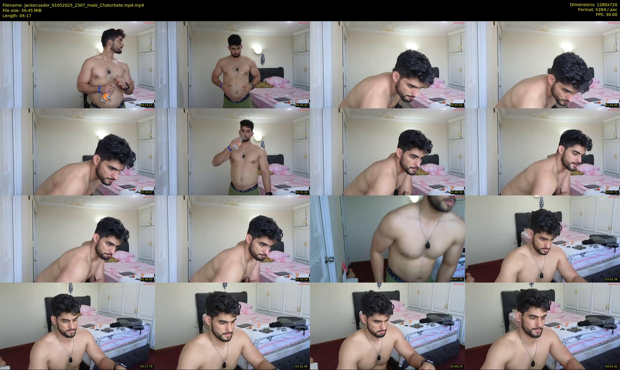 jackecuador — 5 minute Chaturbate male cam show recording, 720p, May 1, 2025