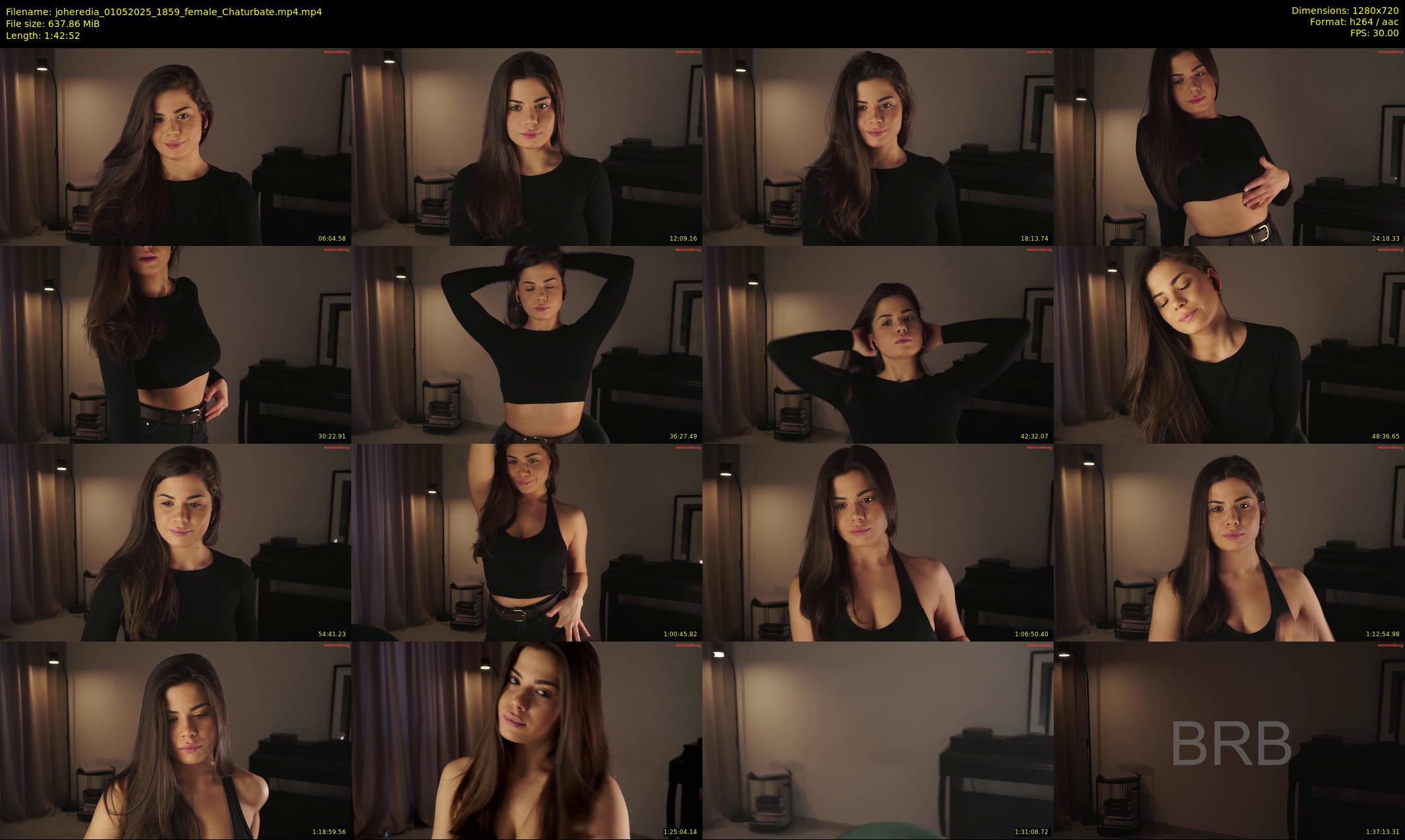 joheredia — 103 minute Chaturbate female cam show recording, 720p, May 1, 2025