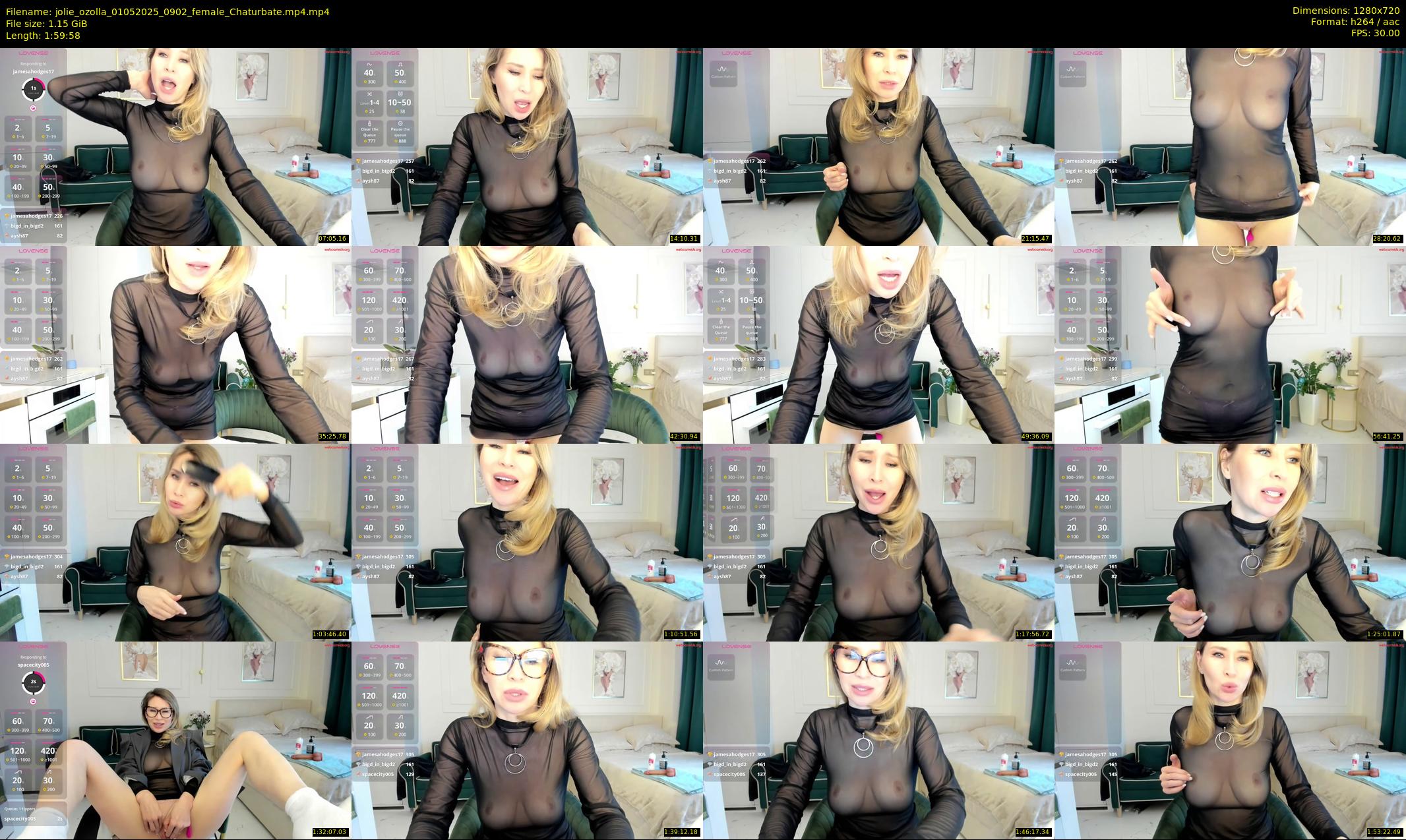jolie_ozolla — 120 minute Chaturbate female cam show recording, 720p, May 1, 2025