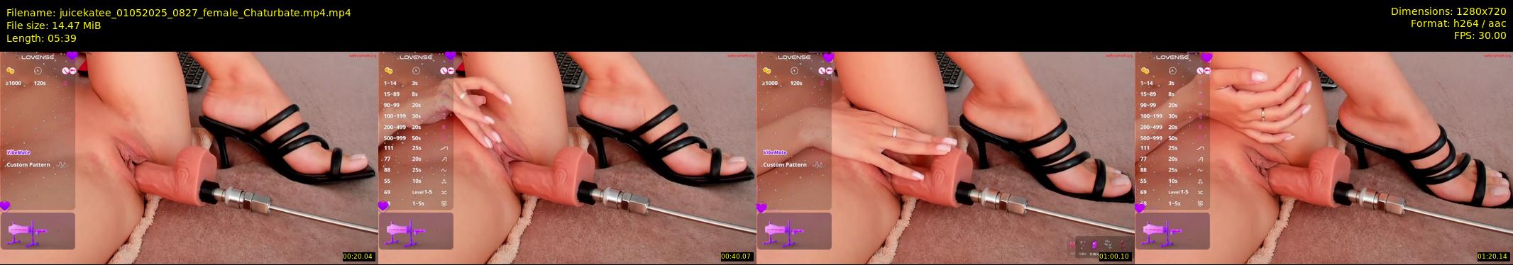 juicekatee — 6 minute Chaturbate female cam show recording, 720p, May 1, 2025