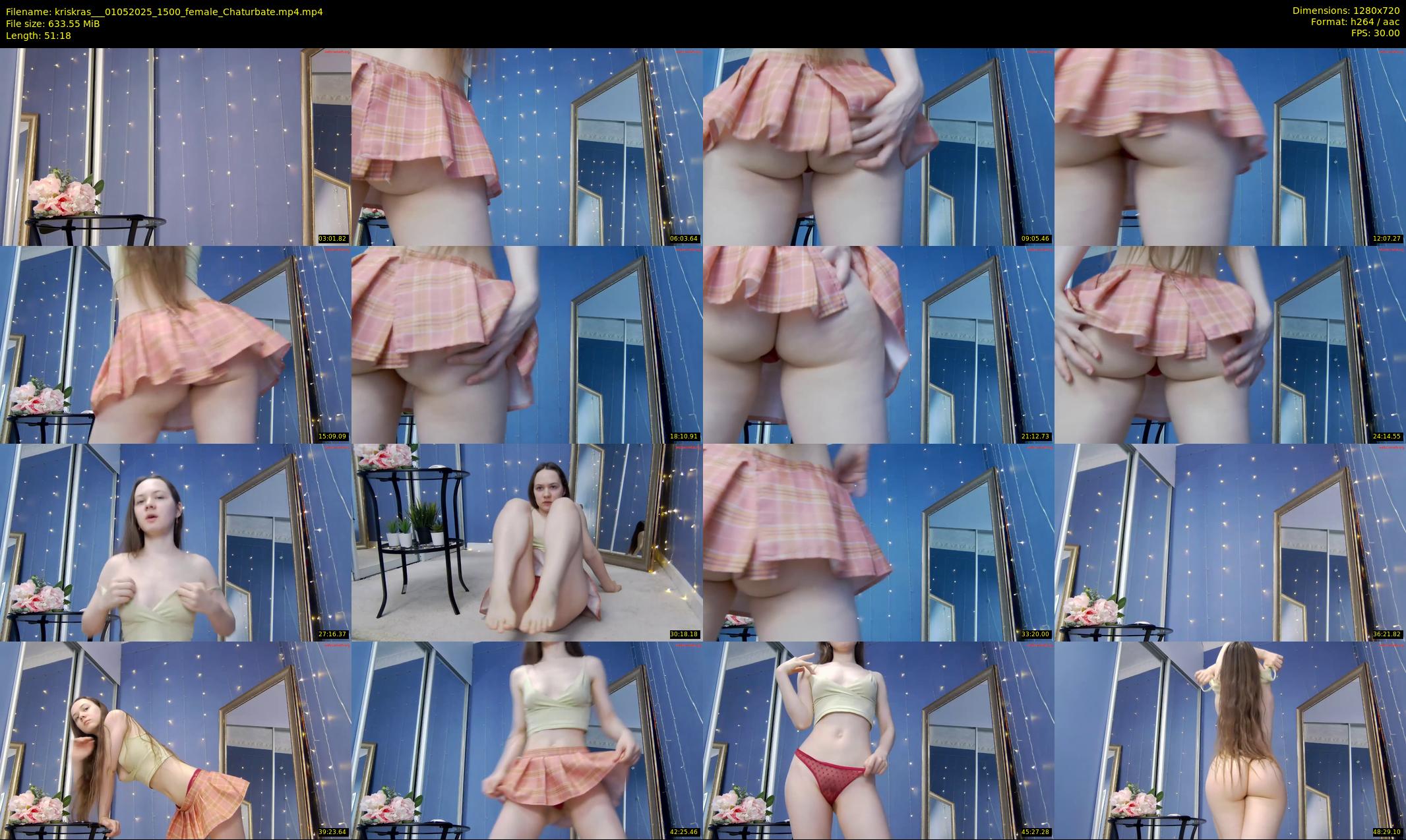 kriskras__ — 52 minute Chaturbate female cam show recording, 720p, May 1, 2025
