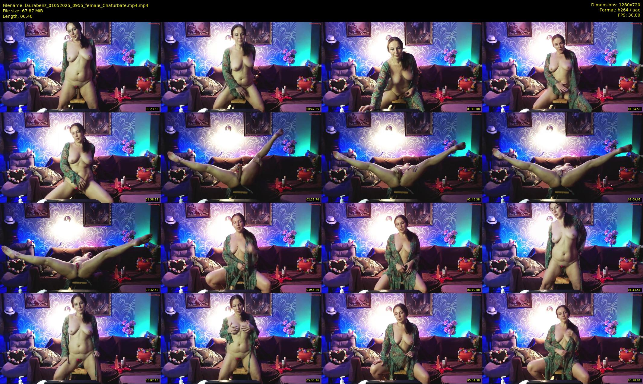 laurabenz — 7 minute Chaturbate female cam show recording, 720p, May 1, 2025
