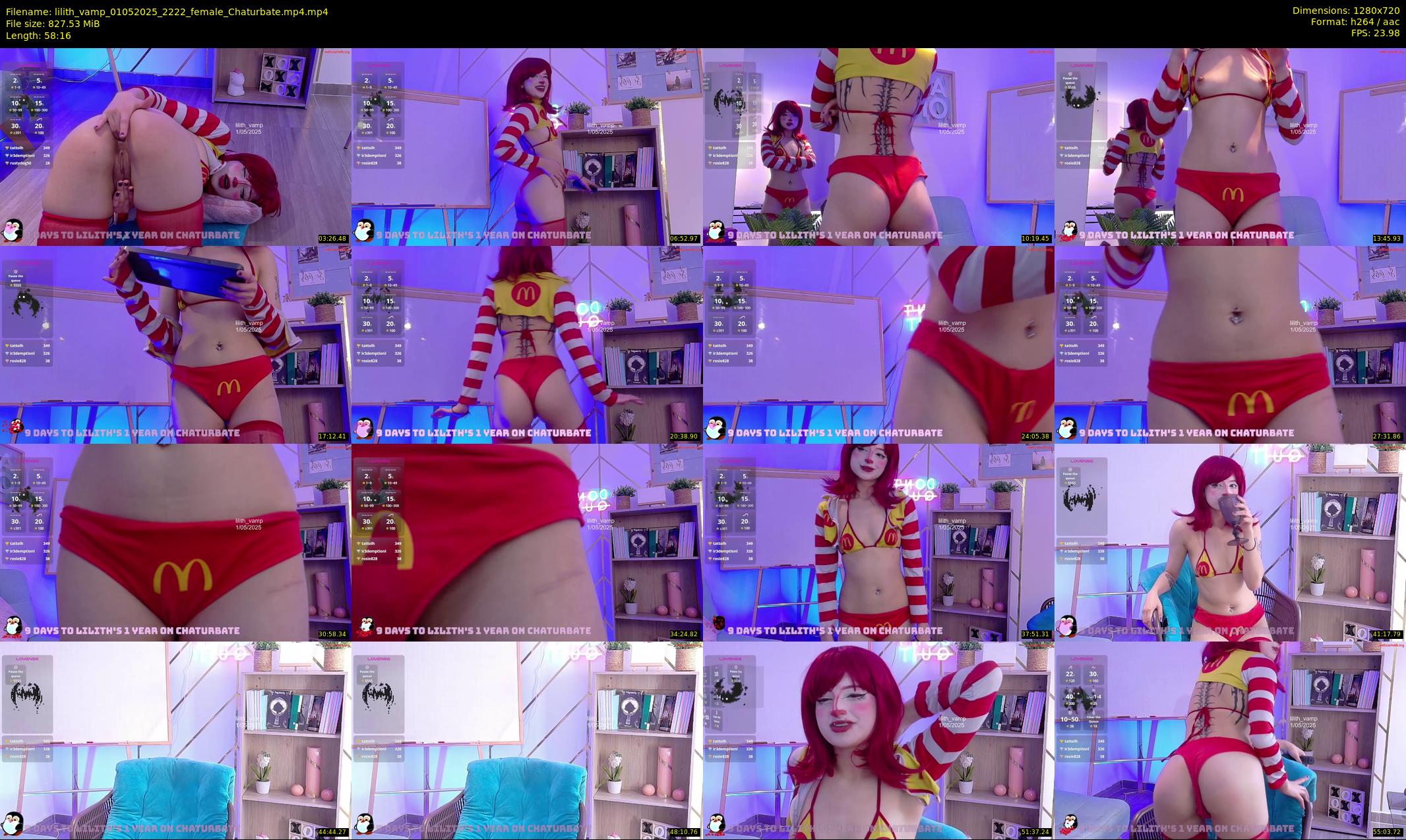 lilith_vamp — 59 minute Chaturbate female cam show recording, 720p, May 1, 2025