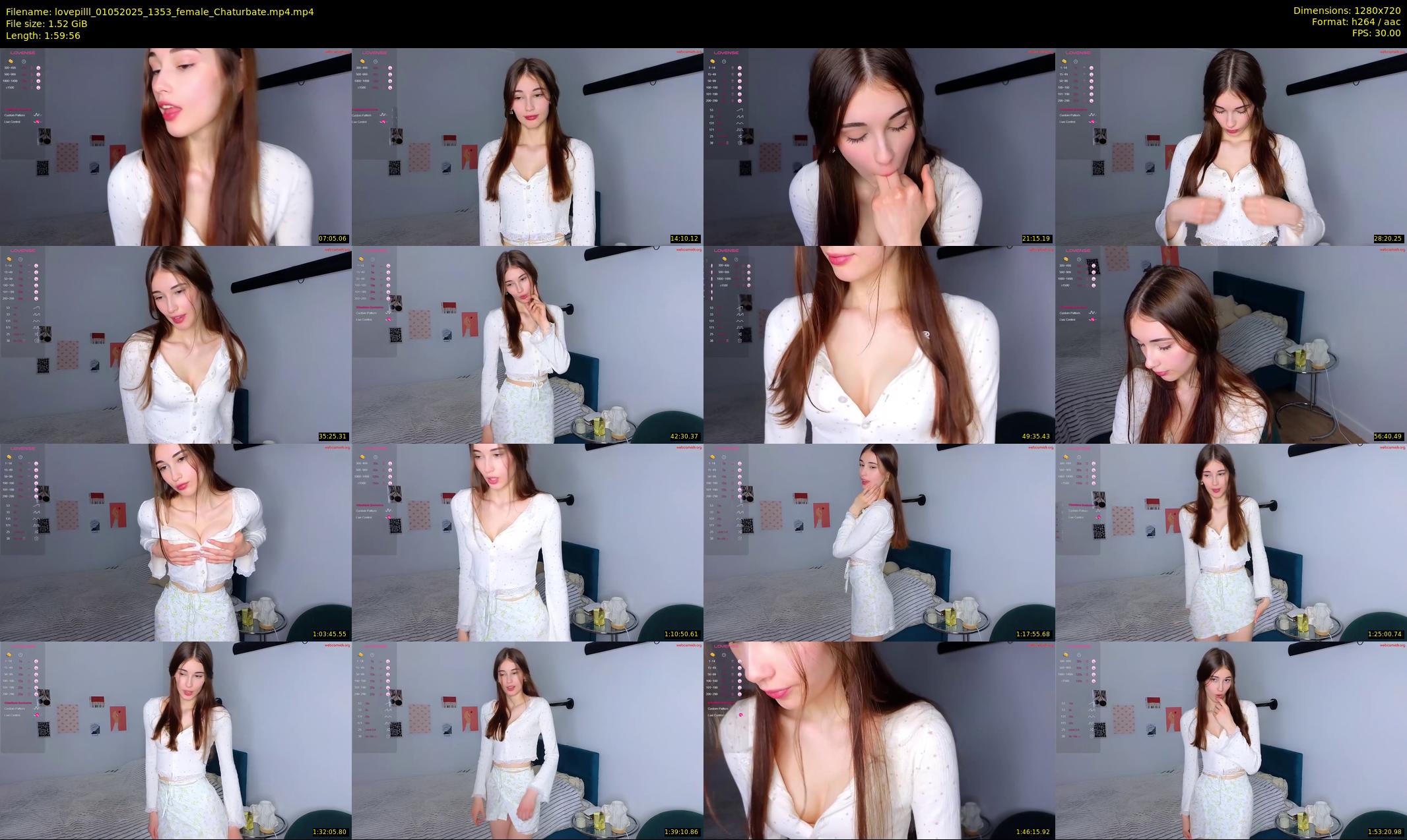 lovepilll — 120 minute Chaturbate female cam show recording, 720p, May 1, 2025