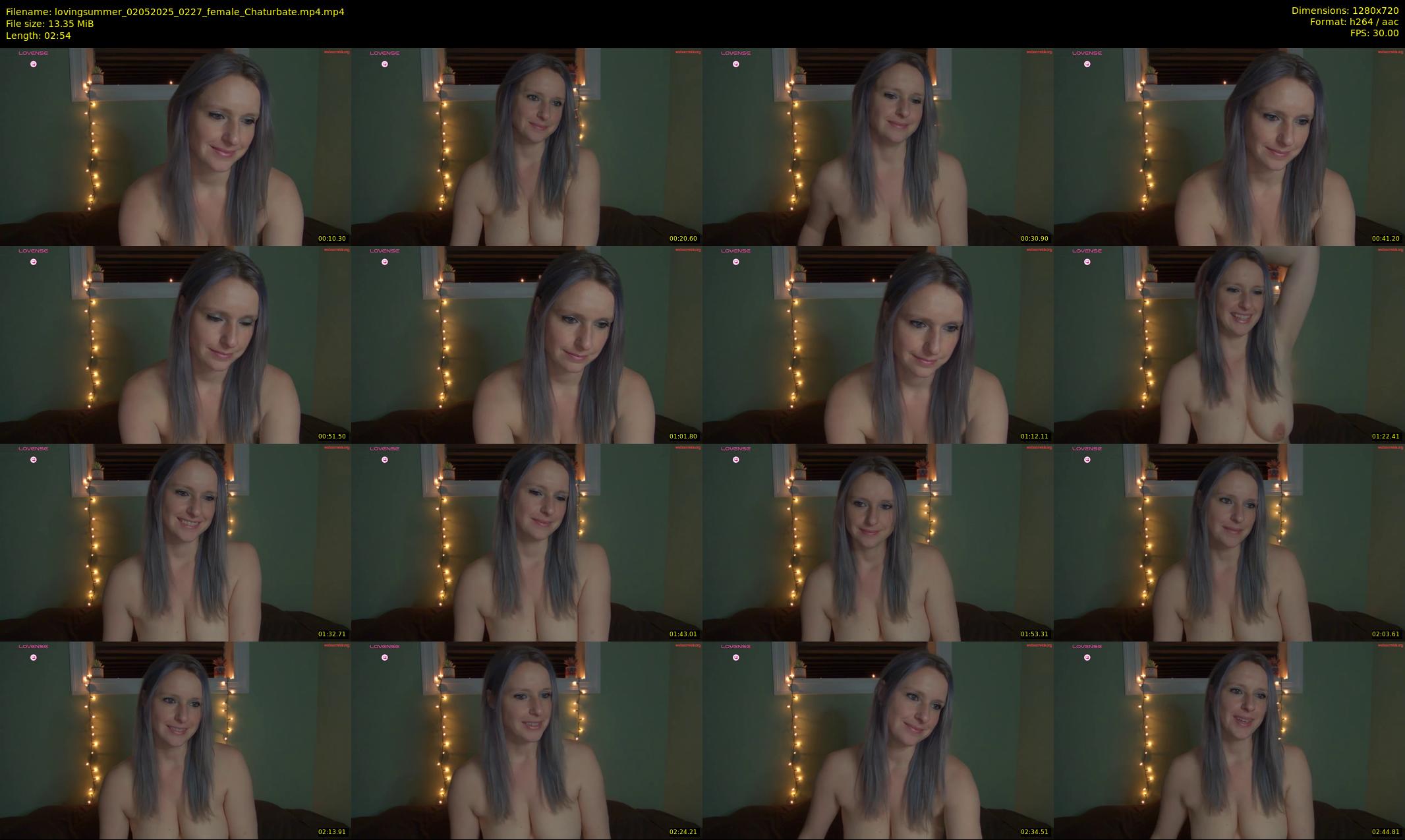 lovingsummer — 3 minute Chaturbate female cam show recording, 720p, May 2, 2025