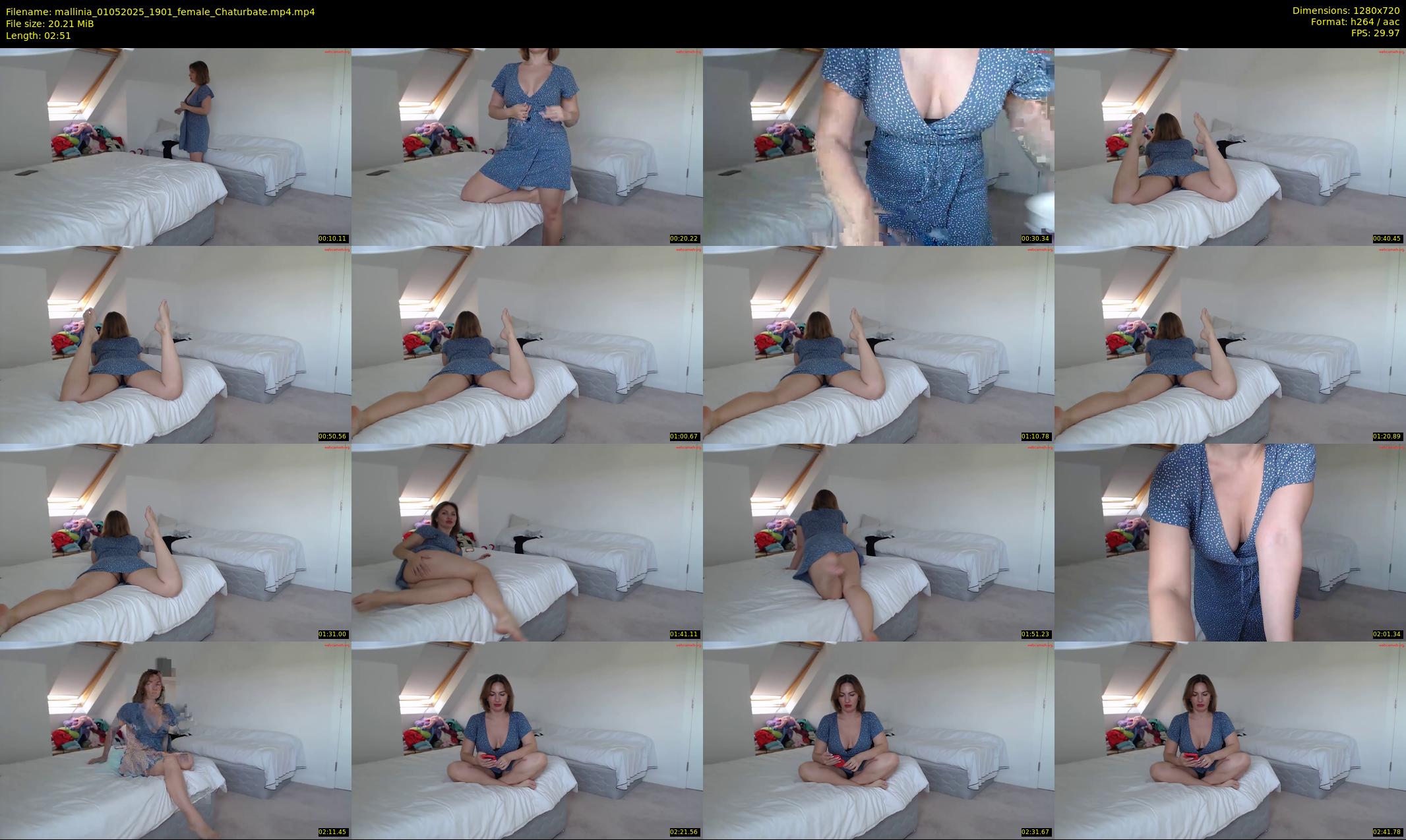 mallinia — 3 minute Chaturbate female cam show recording, 720p, May 1, 2025