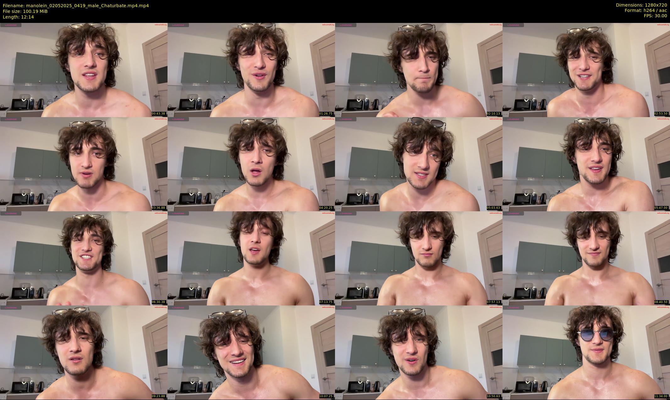 manolein — 13 minute Chaturbate male cam show recording, 720p, May 2, 2025