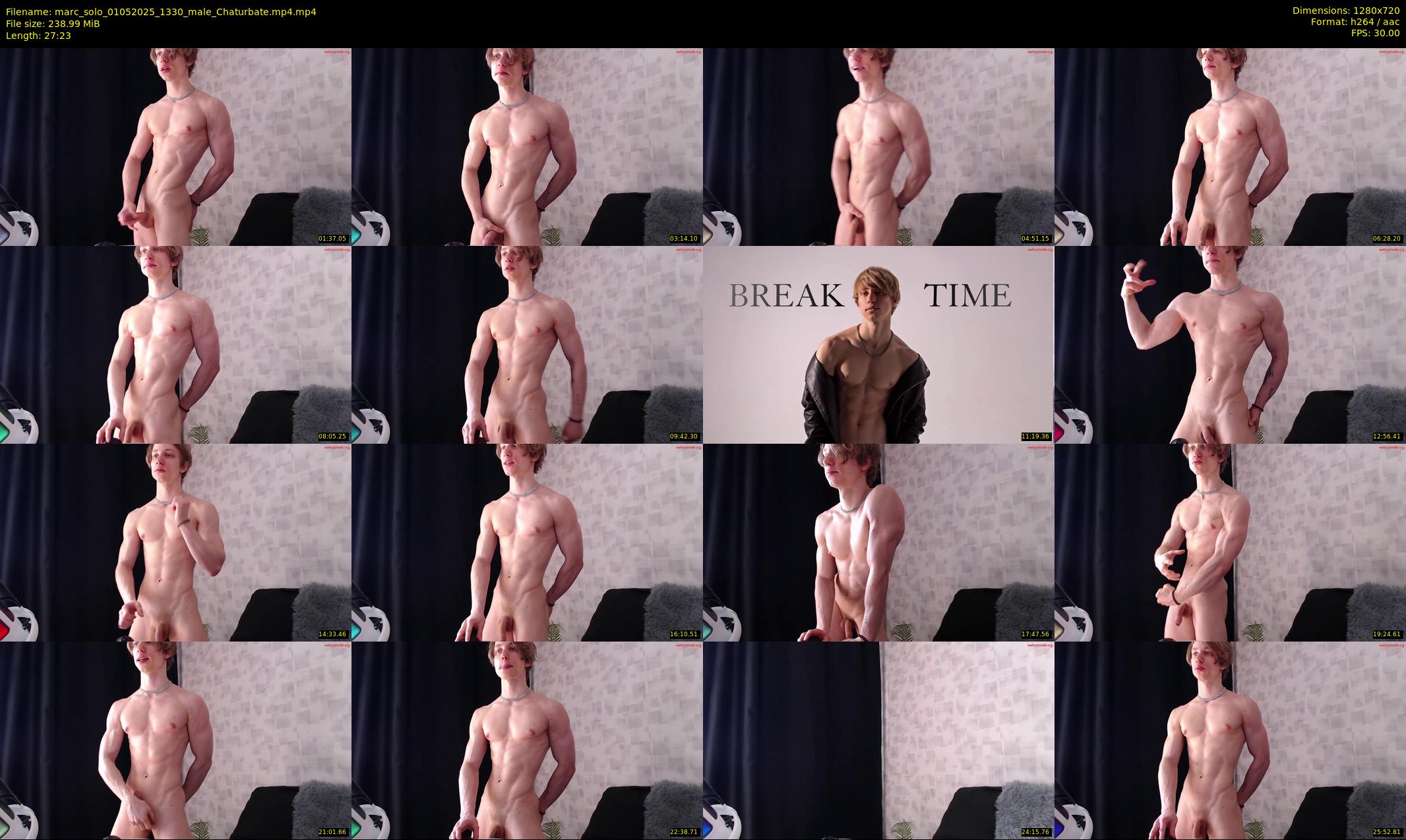 marc_solo — 28 minute Chaturbate male cam show recording, 720p, May 1, 2025