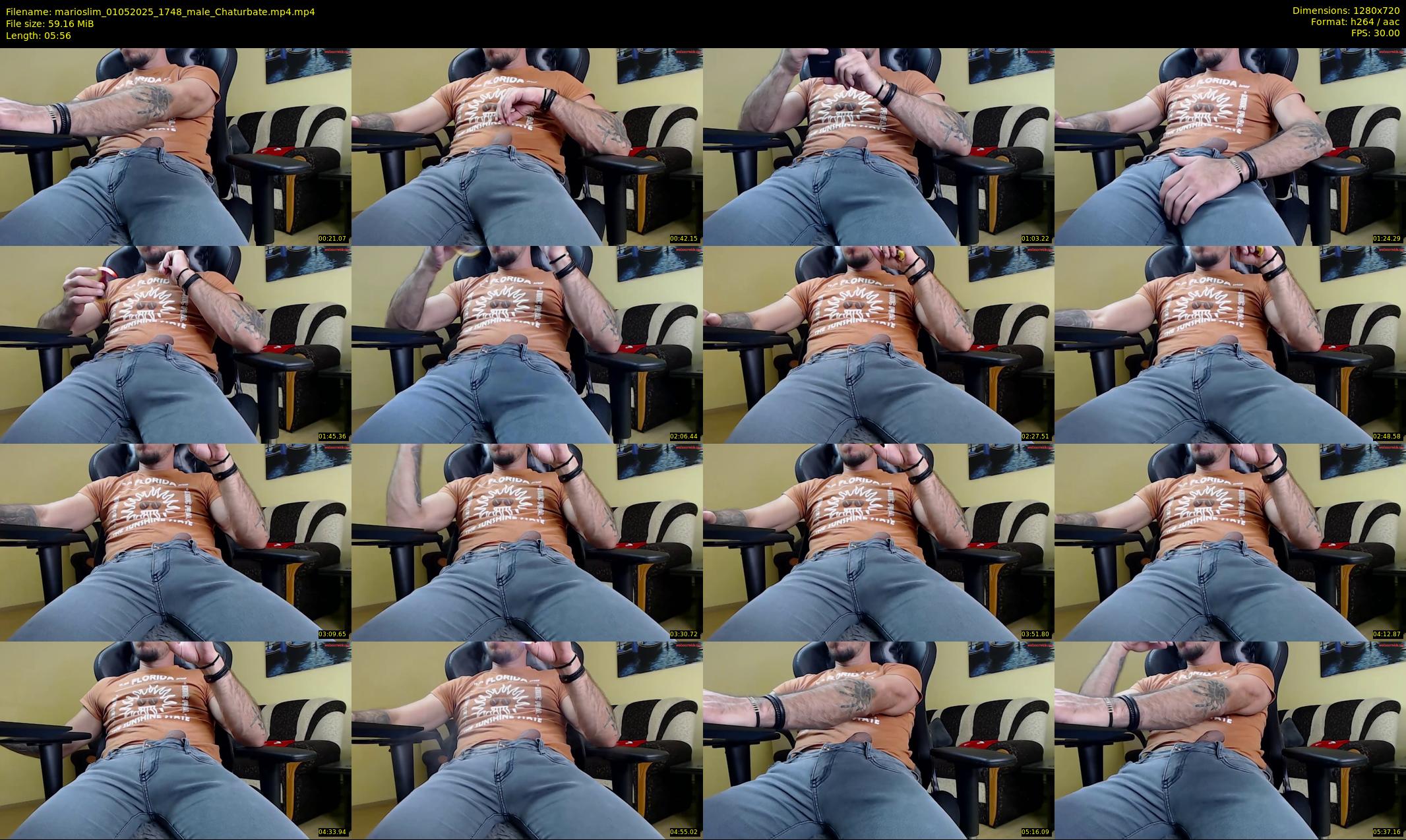 marioslim — 6 minute Chaturbate male cam show recording, 720p, May 1, 2025