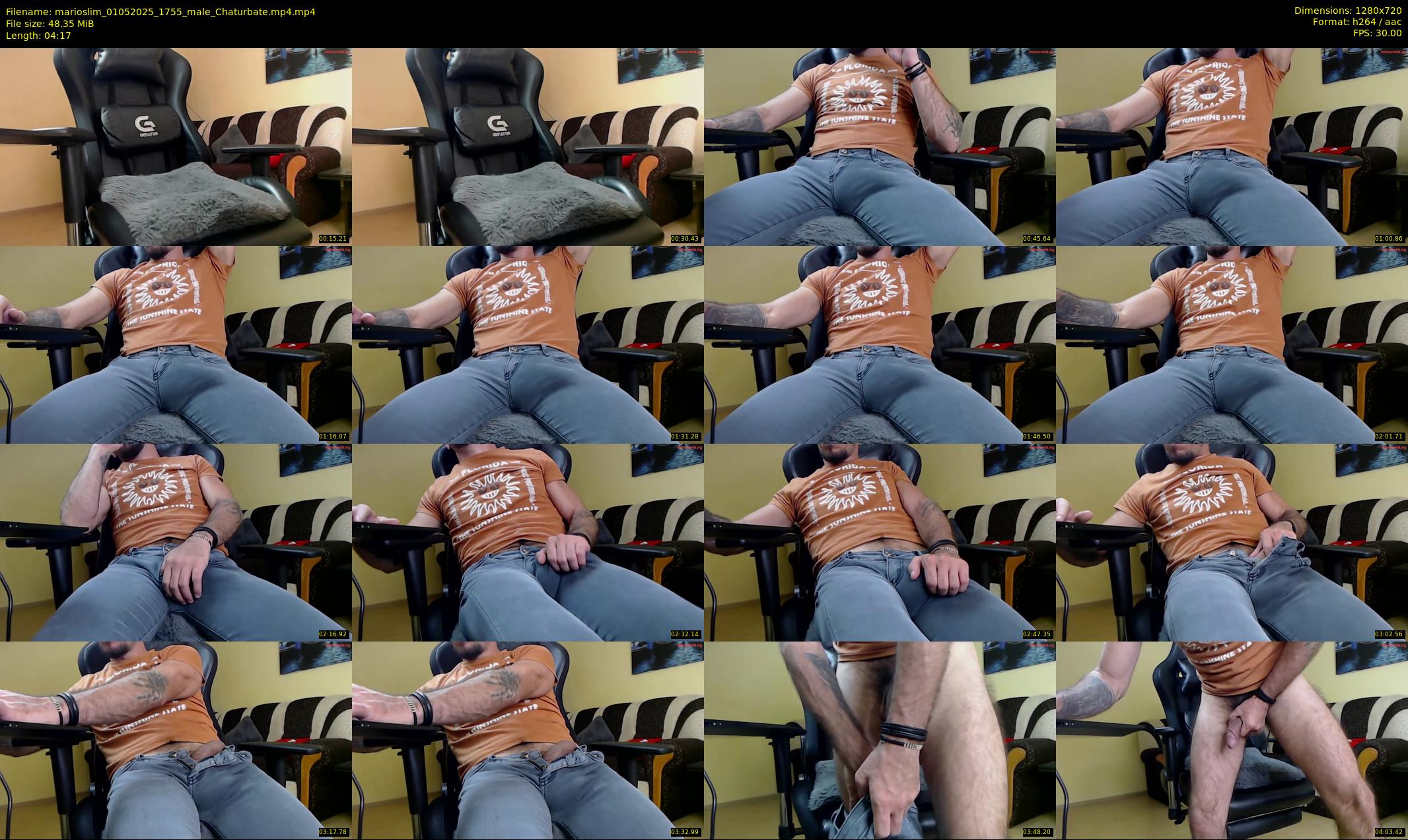 marioslim — 5 minute Chaturbate male cam show recording, 720p, May 1, 2025