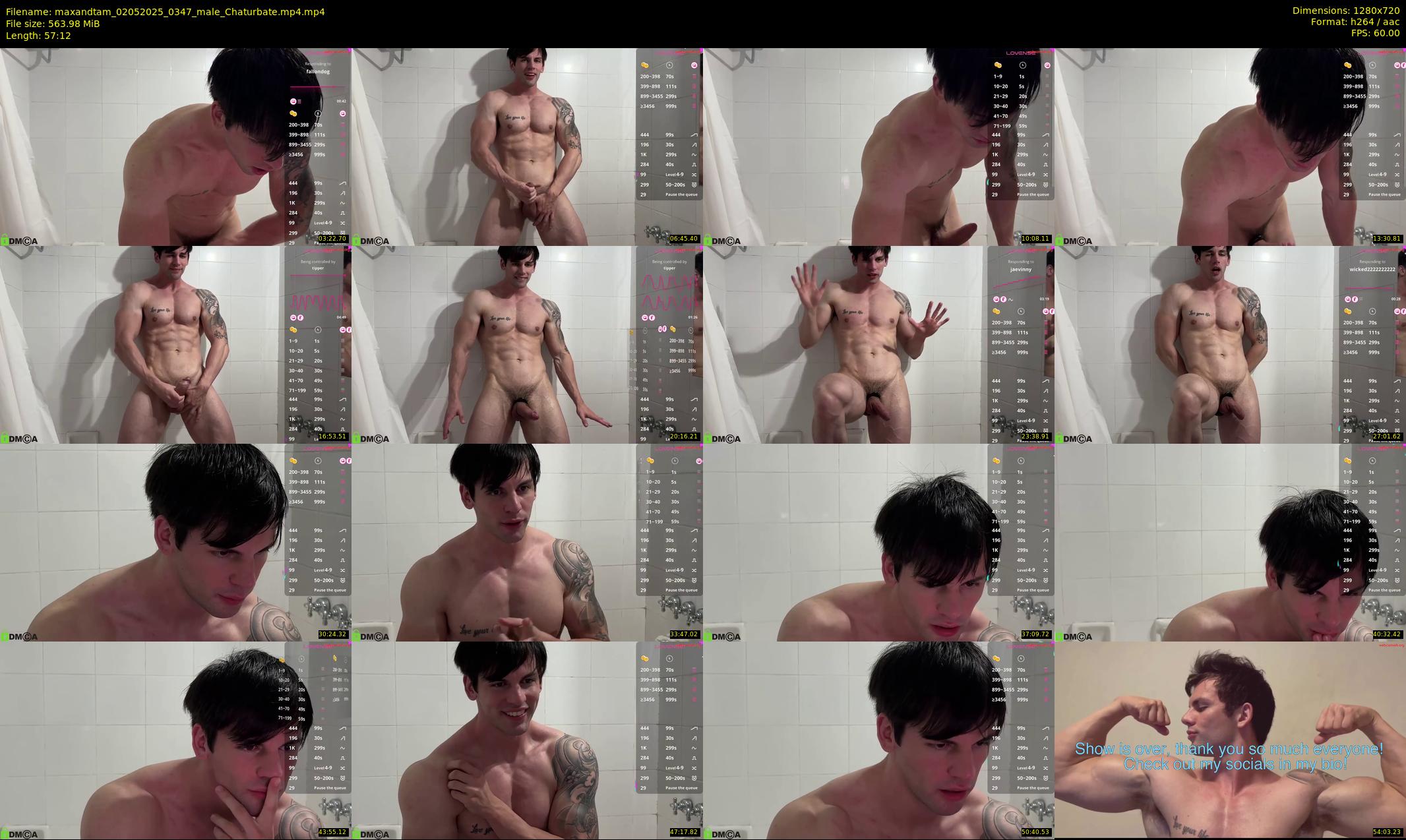 maxandtam — 58 minute Chaturbate couple cam show recording, 720p, May 2, 2025