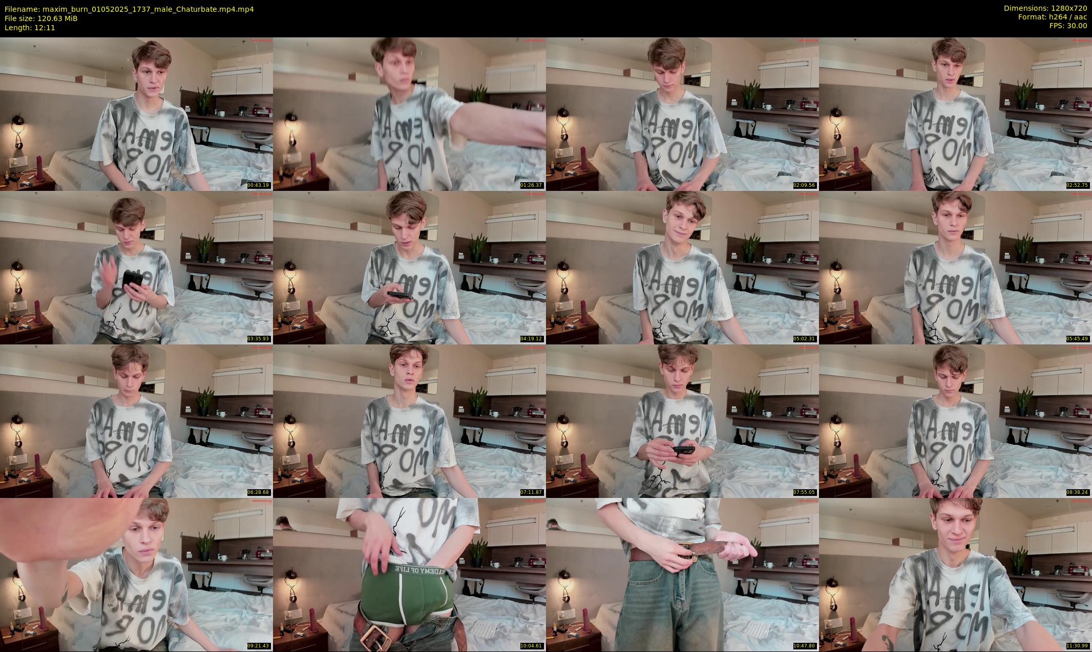 maxim_burn — 13 minute Chaturbate male cam show recording, 720p, May 1, 2025