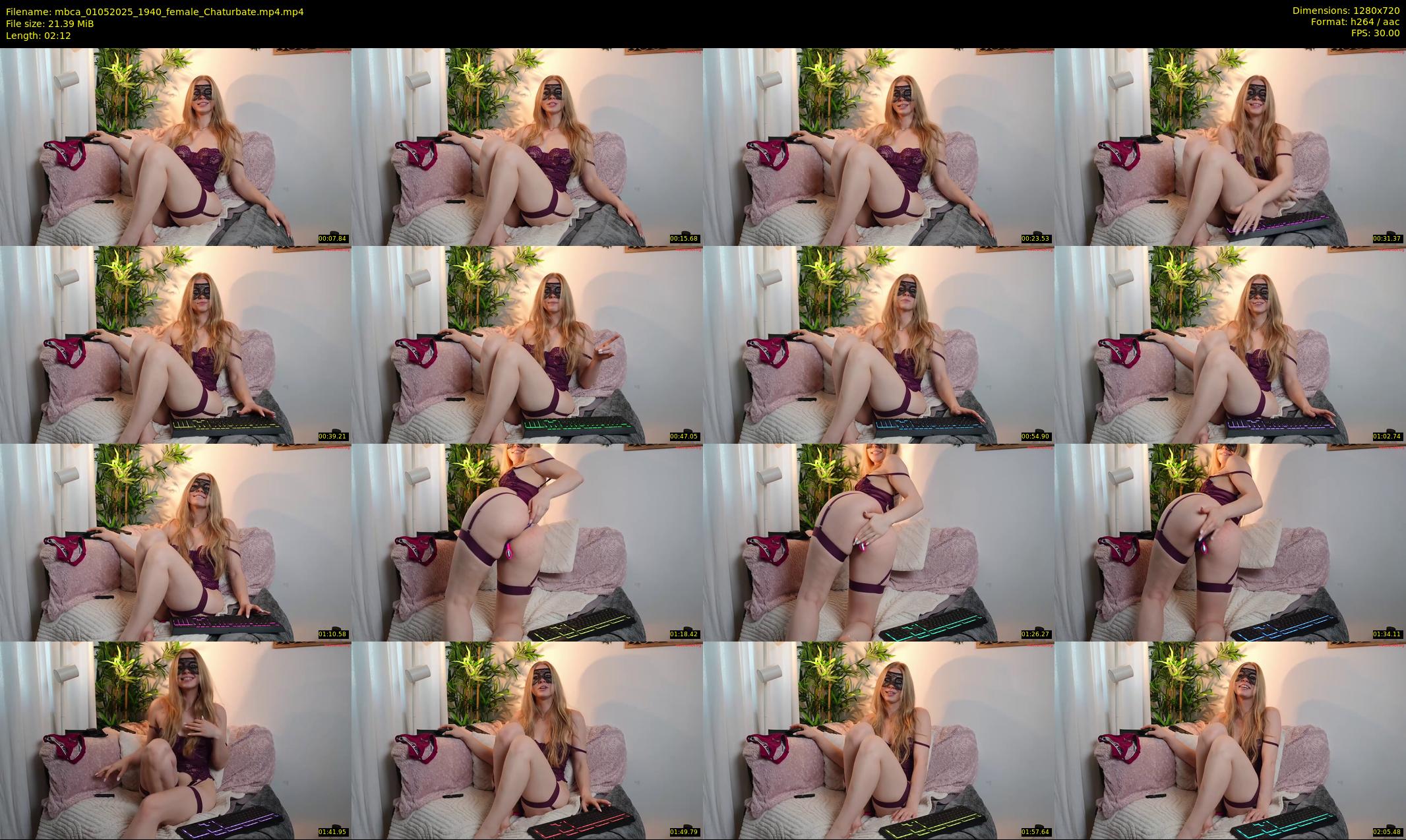 mbca — 3 minute Chaturbate couple cam show recording, 720p, May 1, 2025