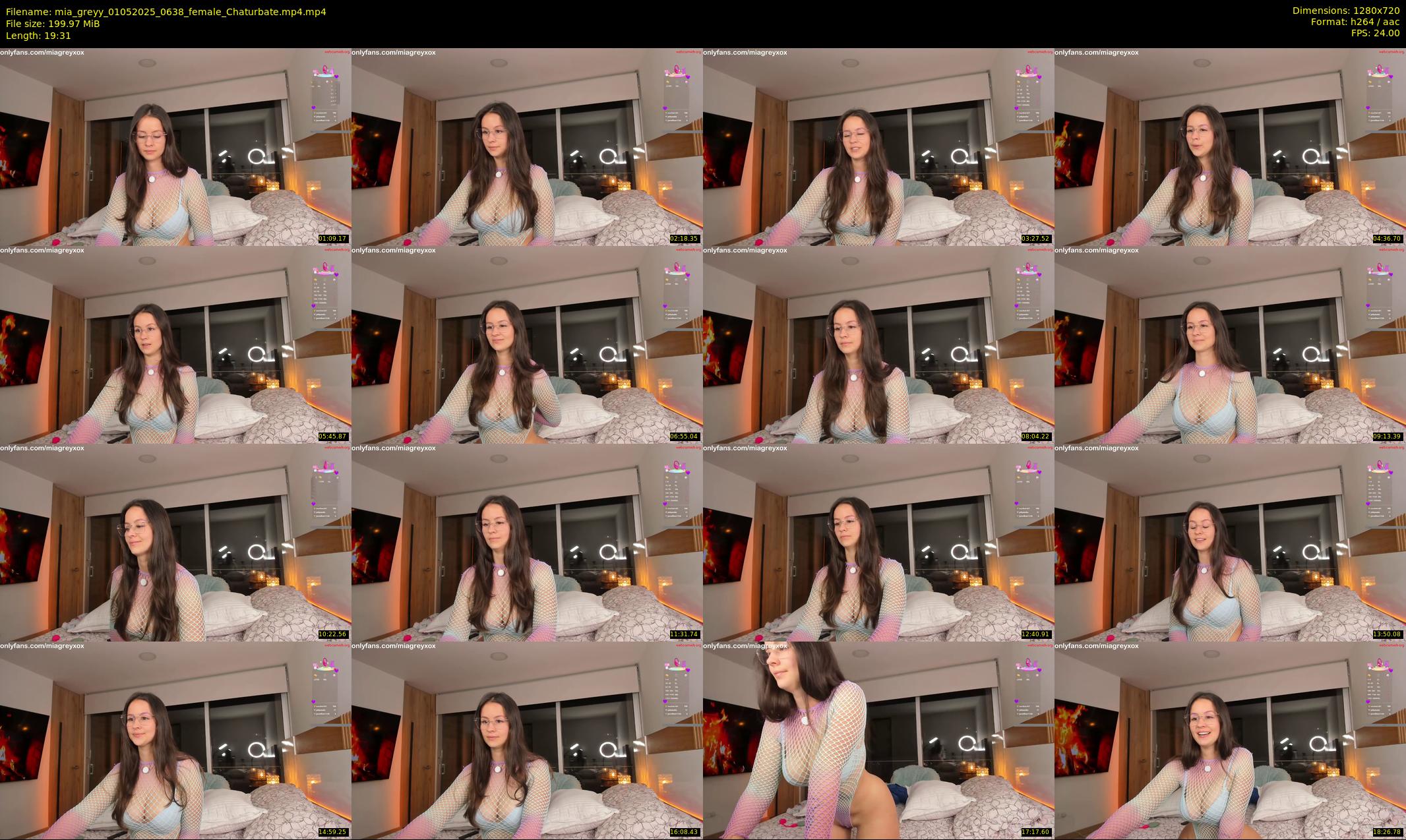 mia_greyy — 20 minute Chaturbate female cam show recording, 720p, May 1, 2025