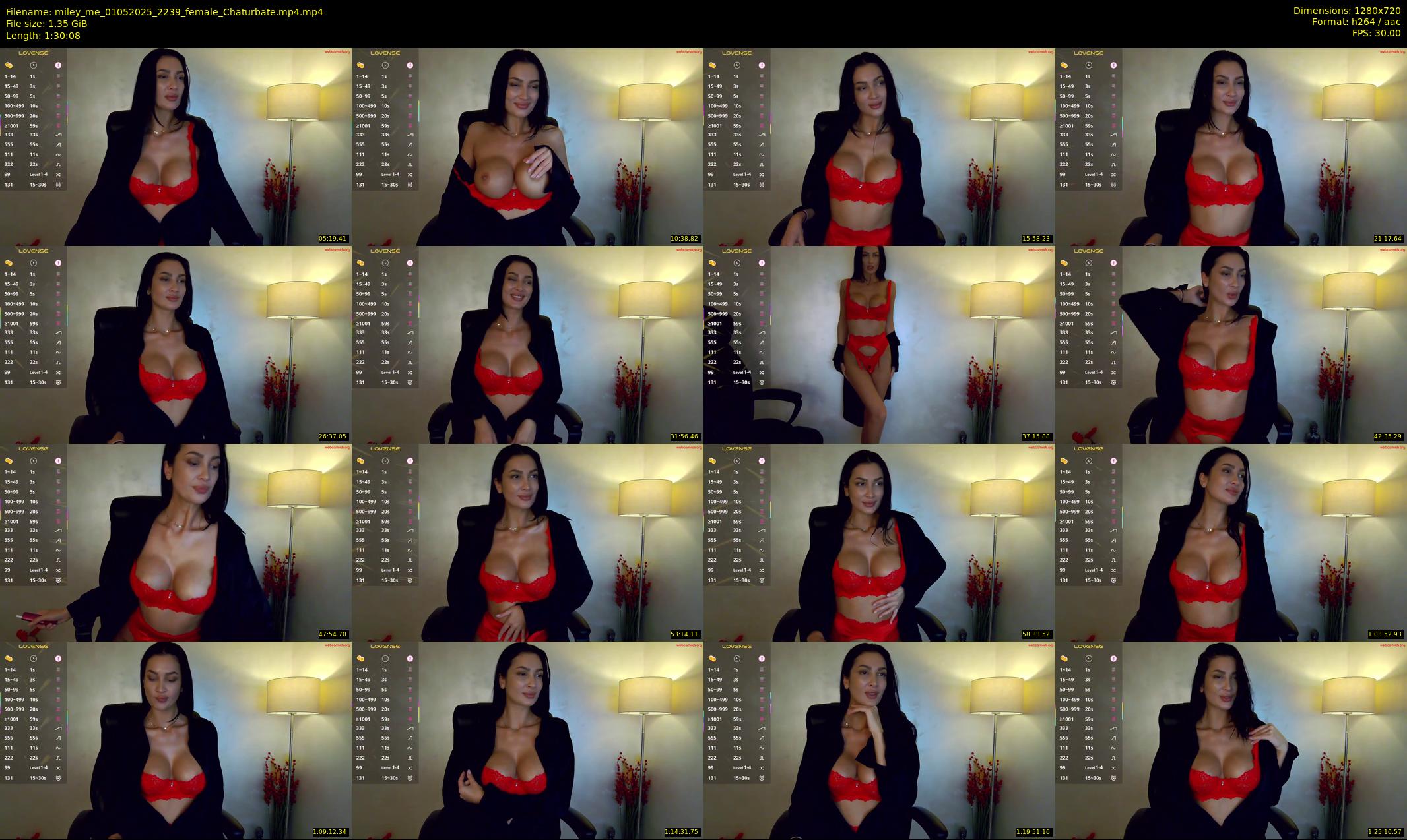 miley_me — 91 minute Chaturbate female cam show recording, 720p, May 1, 2025