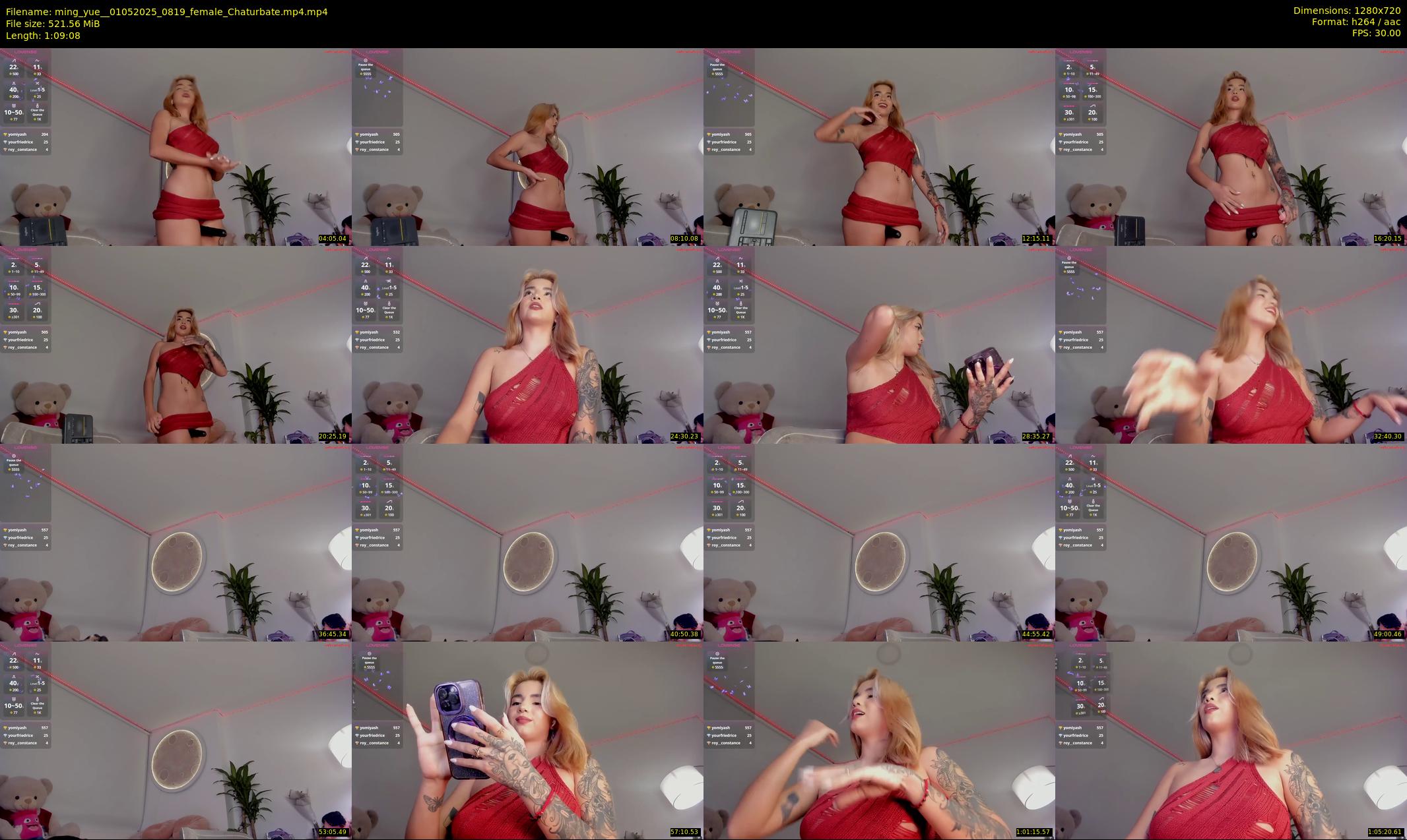 ming_yue_ — 70 minute Chaturbate female cam show recording, 720p, May 1, 2025