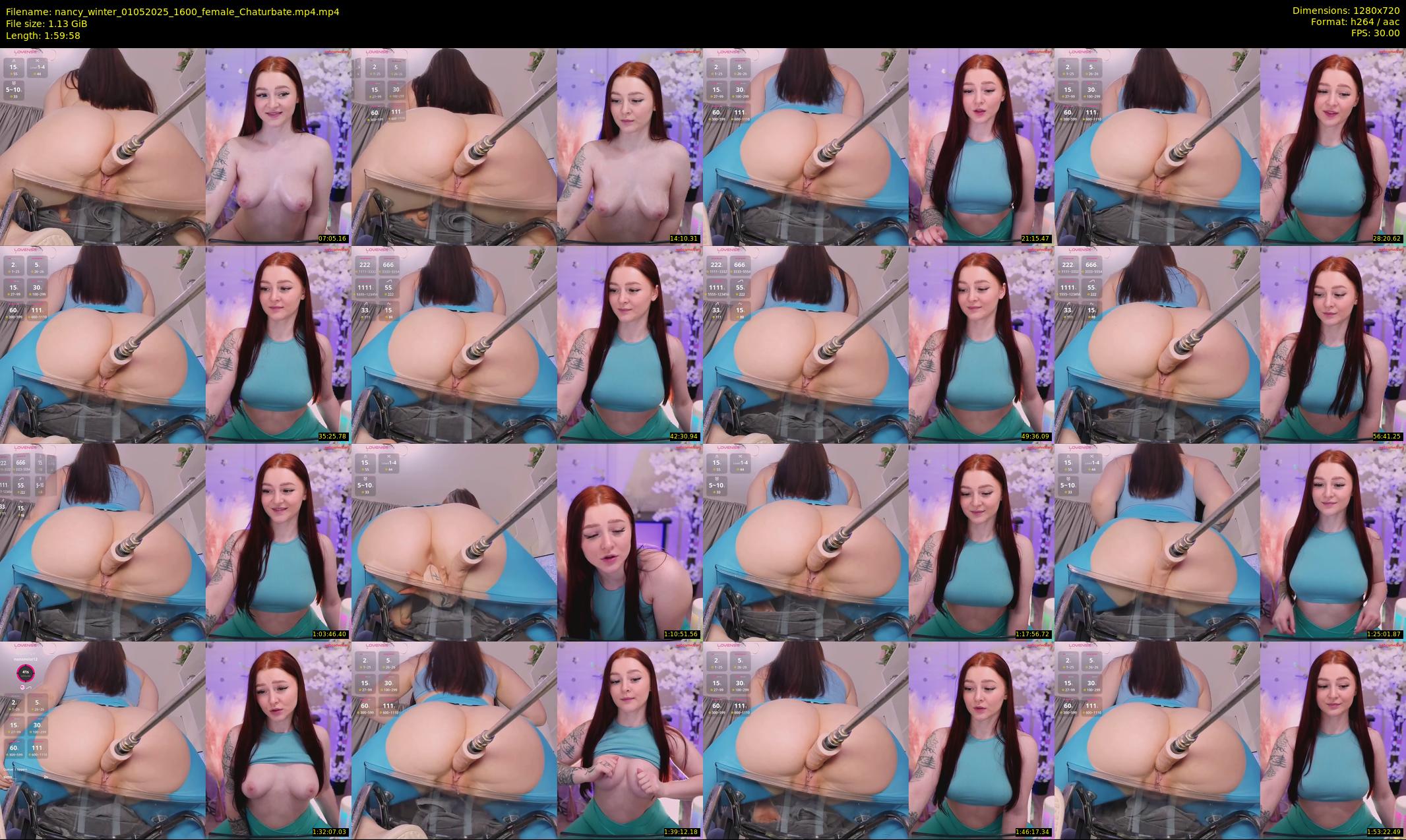 nancy_winter — 120 minute Chaturbate female cam show recording, 720p, May 1, 2025