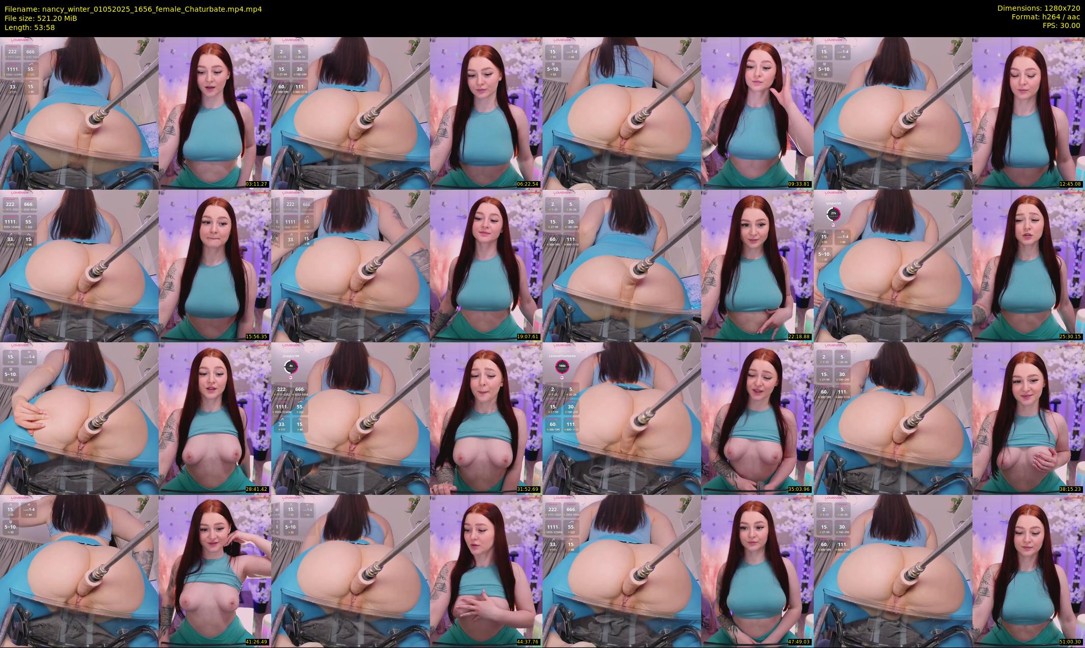 nancy_winter — 54 minute Chaturbate female cam show recording, 720p, May 1, 2025