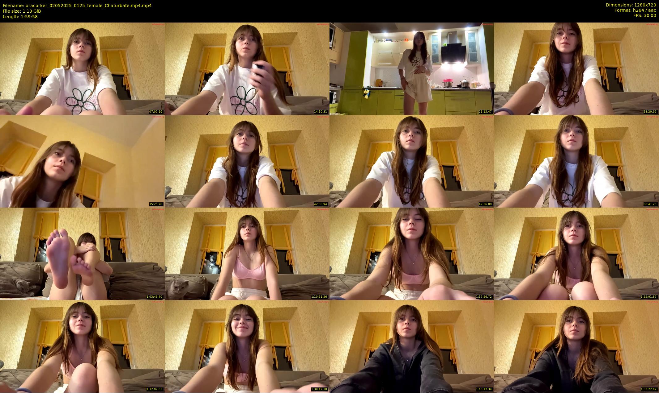 oracorker — 120 minute Chaturbate female cam show recording, 720p, May 2, 2025