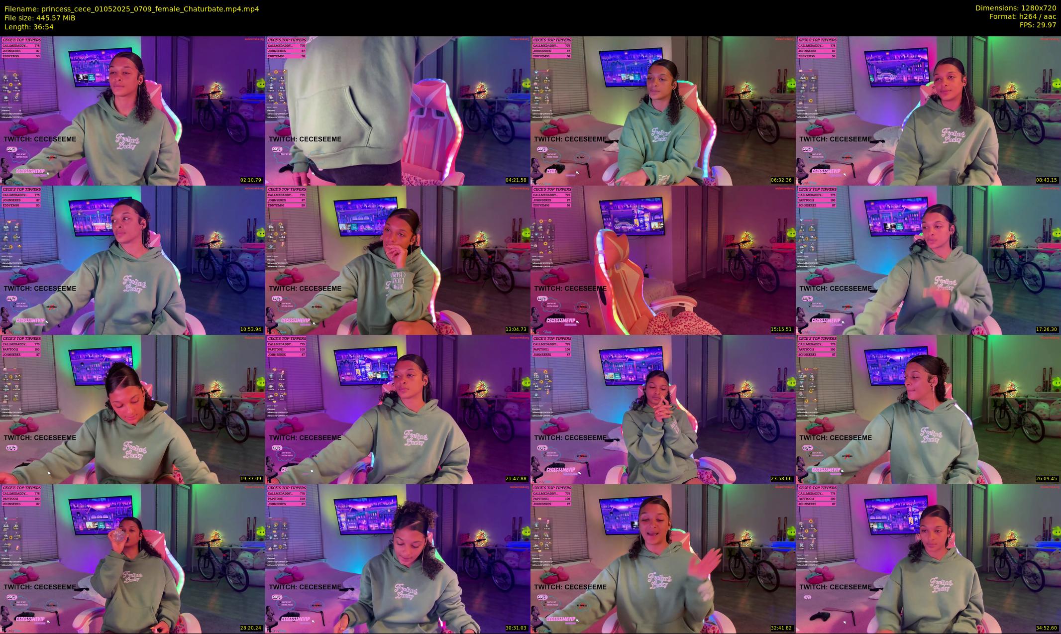 princess_cece — 37 minute Chaturbate female cam show recording, 720p, May 1, 2025