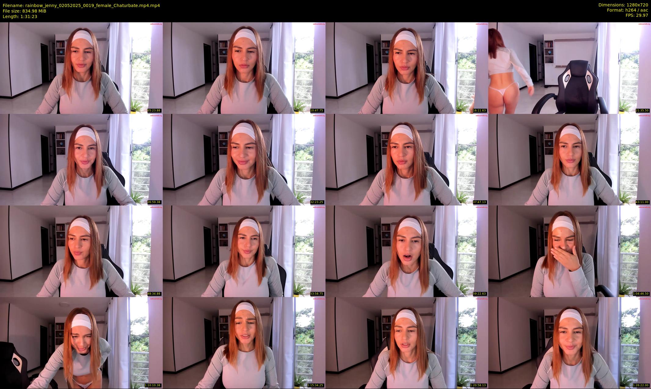 rainbow_jenny — 92 minute Chaturbate female cam show recording, 720p, May 2, 2025