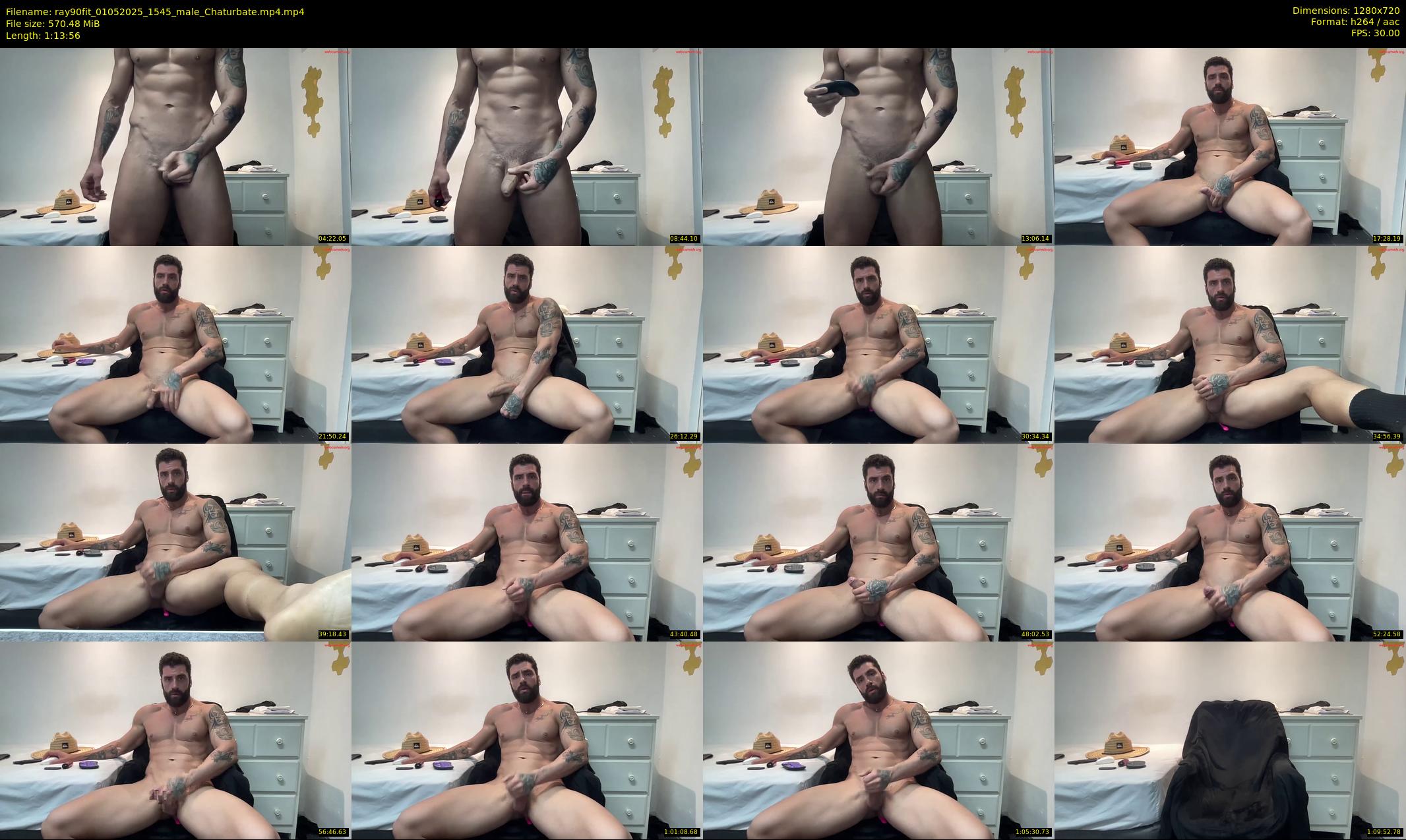 ray90fit — 74 minute Chaturbate male cam show recording, 720p, May 1, 2025